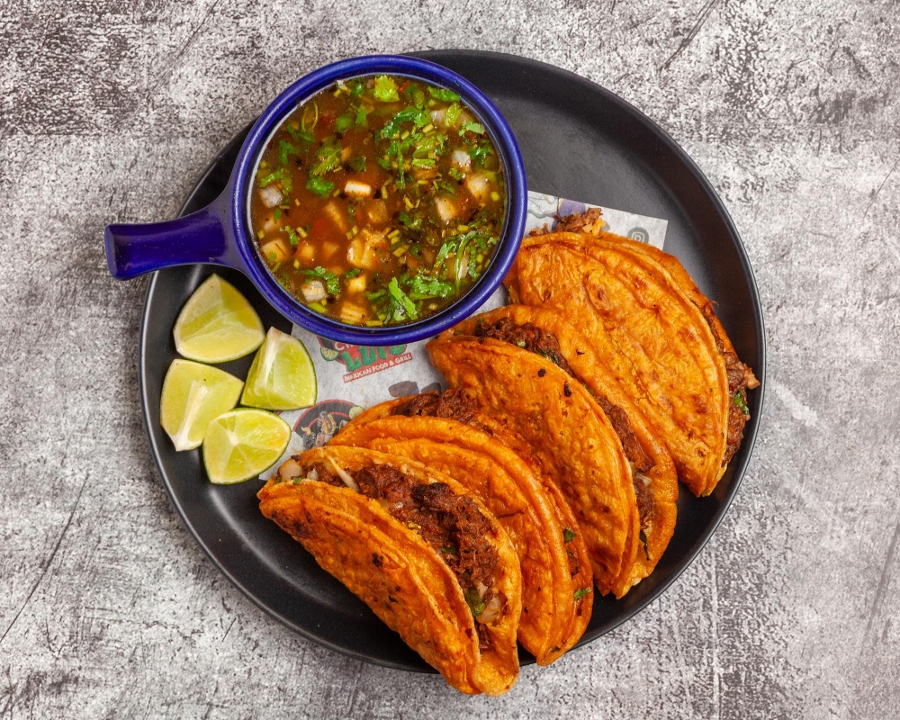 4 Tacos De Birria