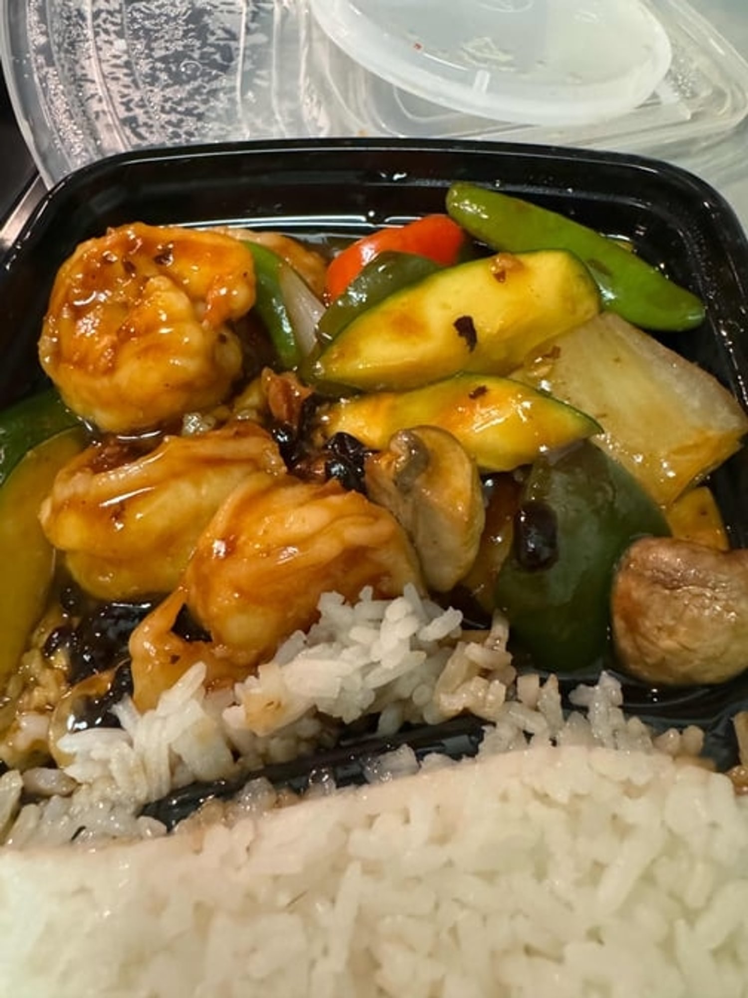 Jumbo Shrimp with Black Bean Sauce
