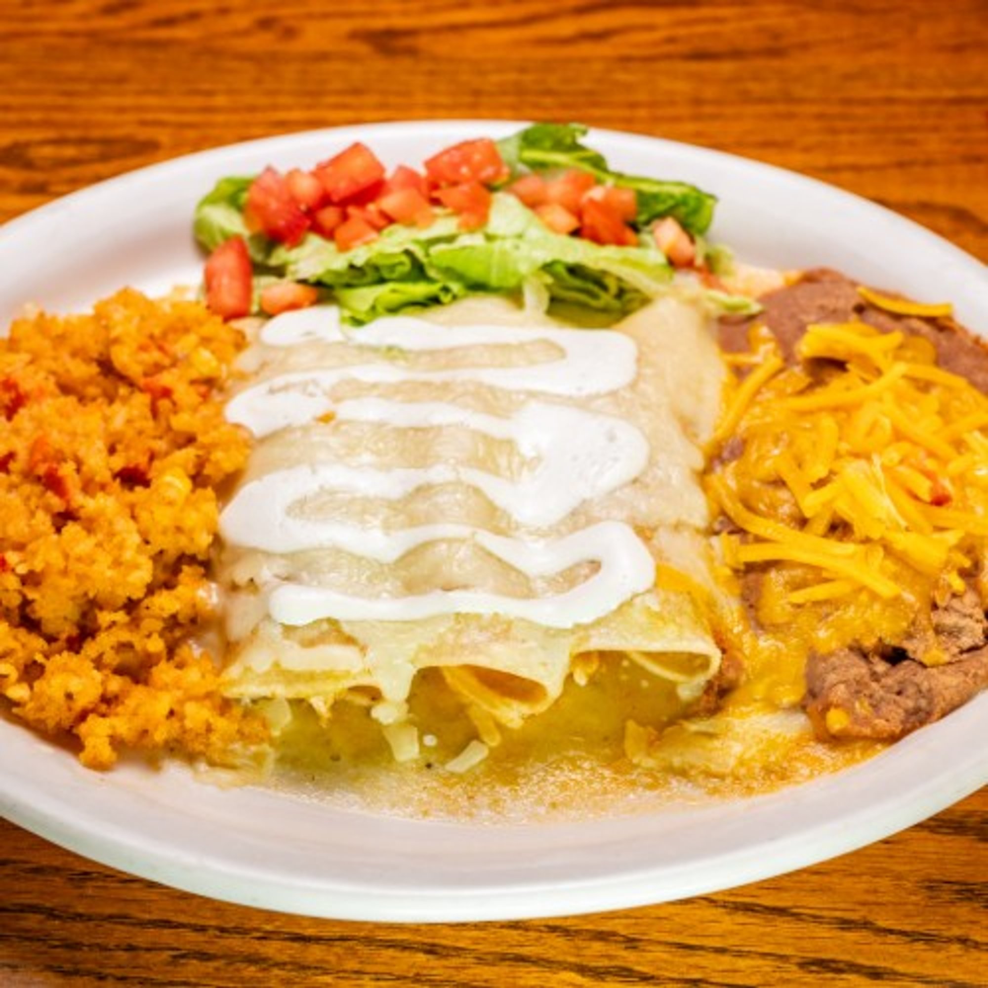 Green Chicken Enchilada