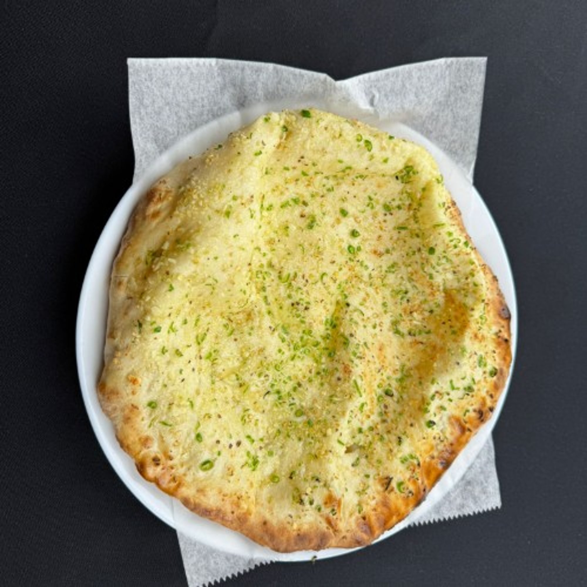 Vegetarian Chili Cheese Garlic Naan