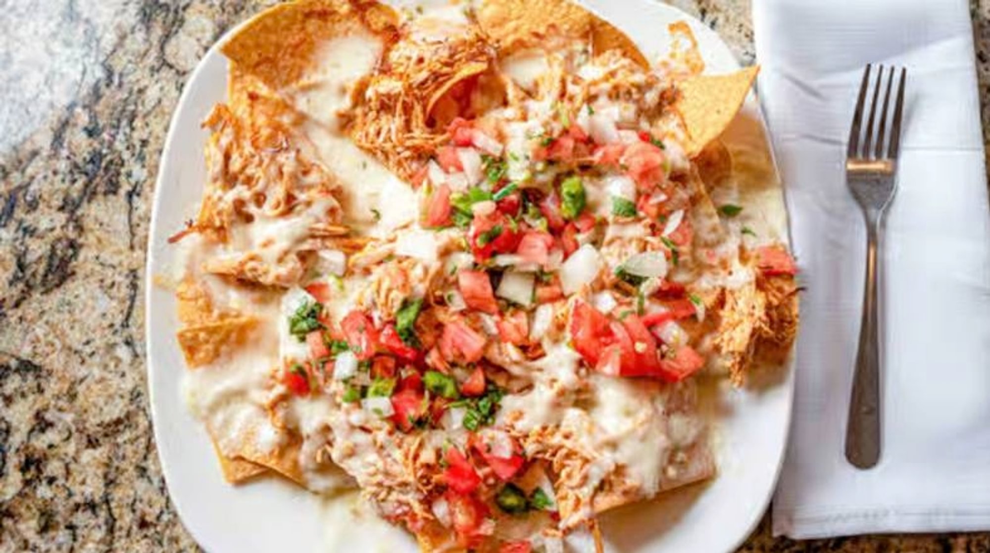Chicken & Beans Nachos