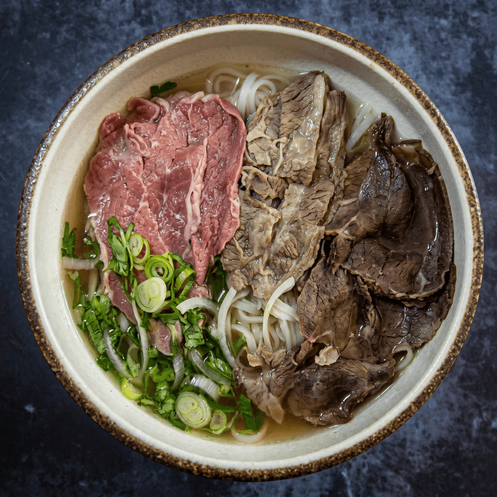P3. Raw Beef & Brisket & Tendon Pho
