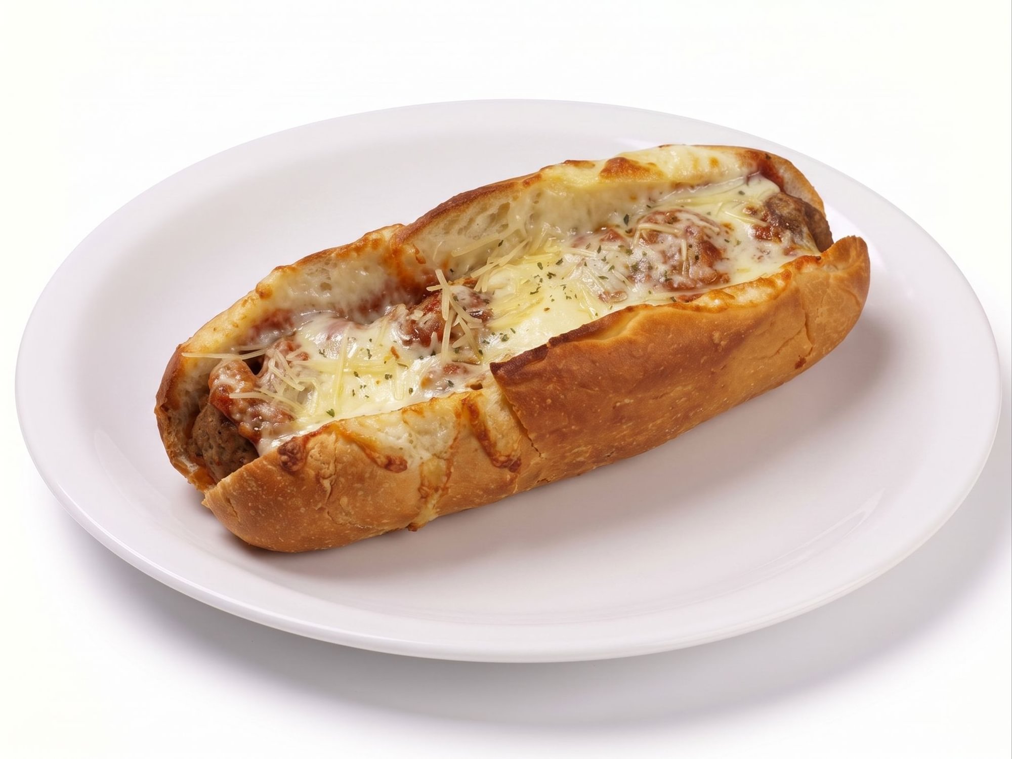 Meatball Parmigiana Sandwich