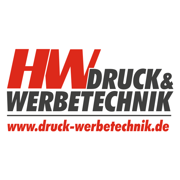 Logo von HW DRUCK & WERBETECHNIK