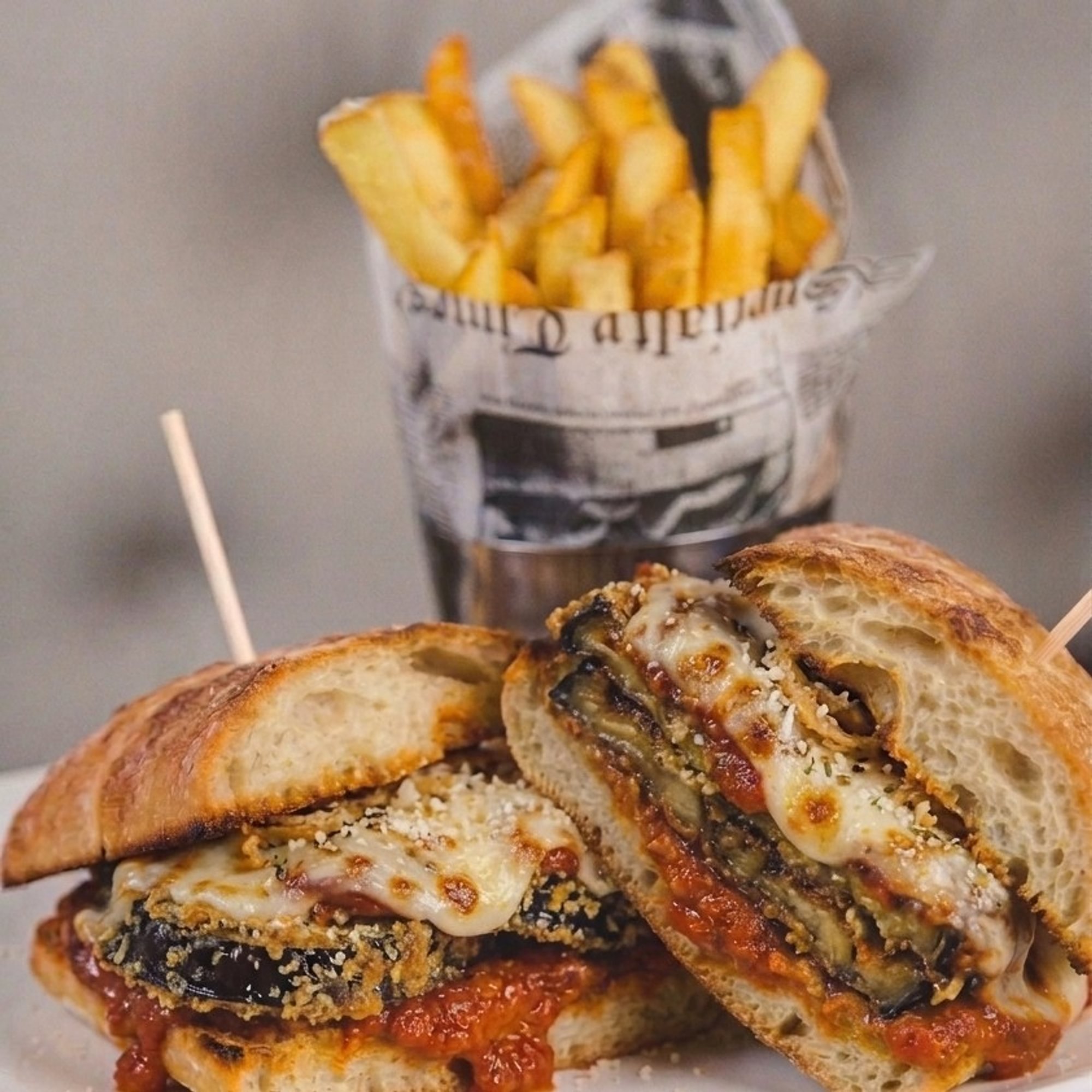 Eggplant Parm Sub.