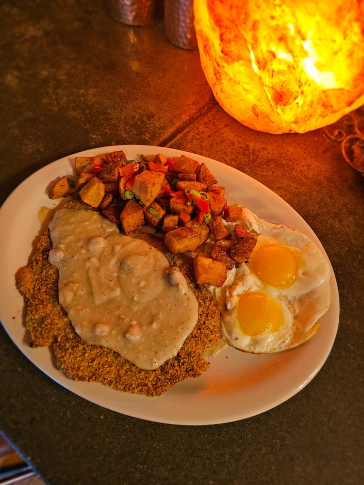 Buttermilk Chicken Fried Steak & Eggs