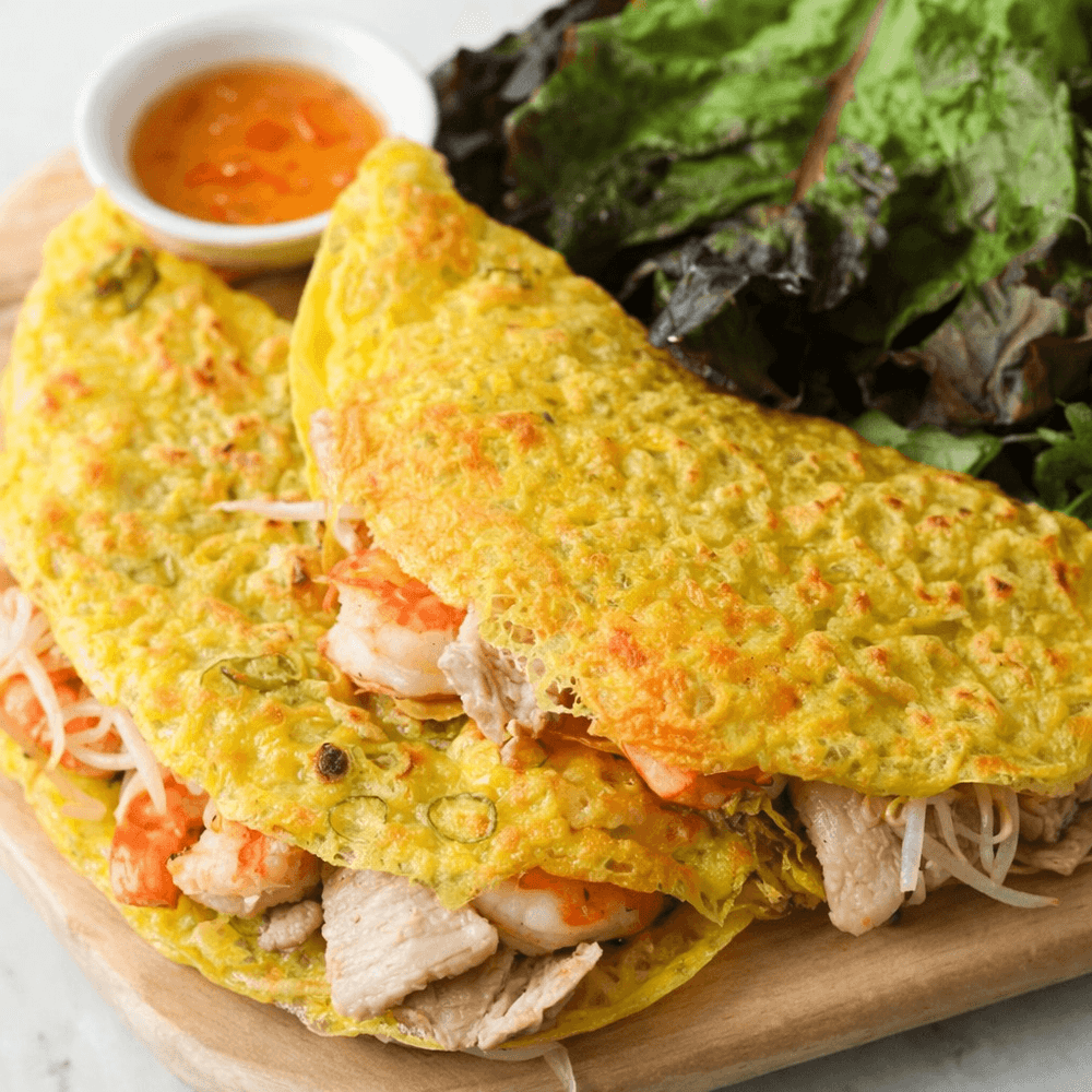 Vietnamese Crepe Salad (Banh Xeo)