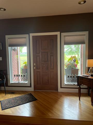 We're in love with the look in this Mooresville home! It's so classic and understated! Our Pleated Shades are working wonders as a clean and classic window treatment, too!