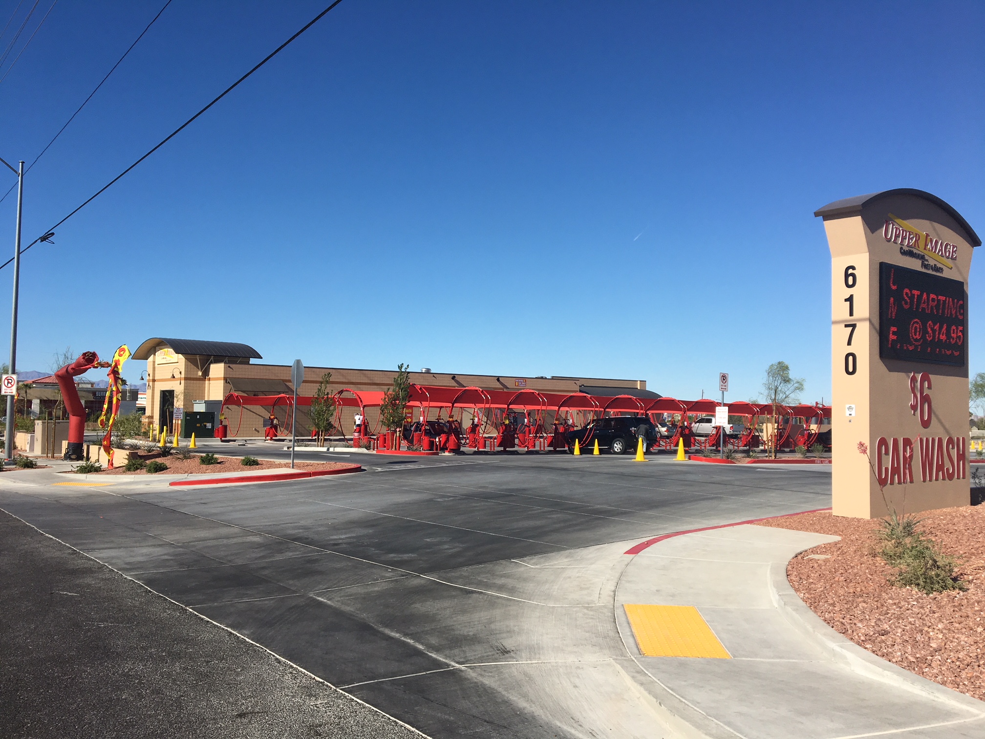 Upper Image Car Wash Photo