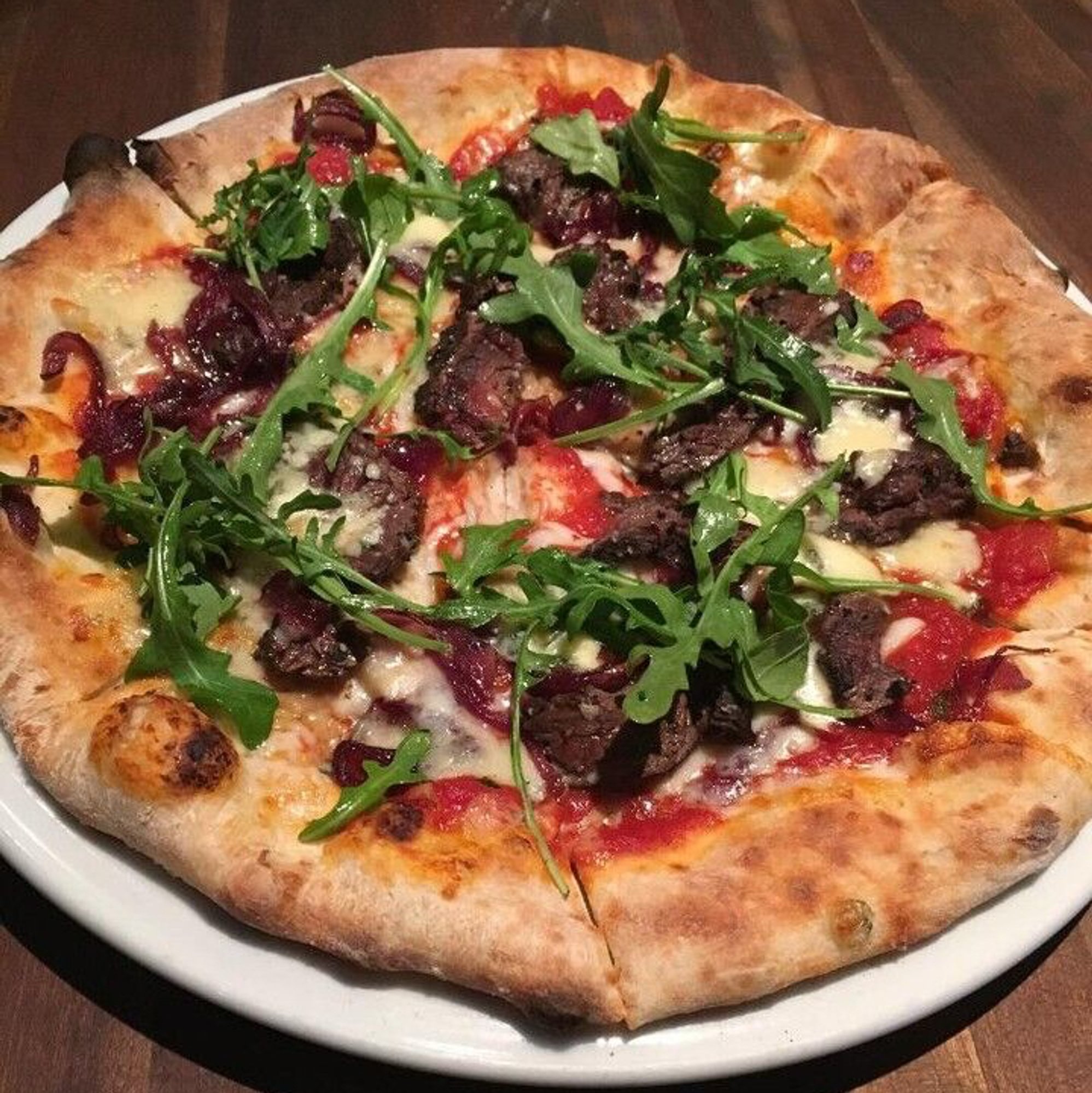 Steak Pizza