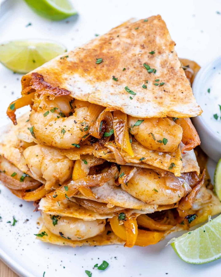 SHRIMP QUESADILLA