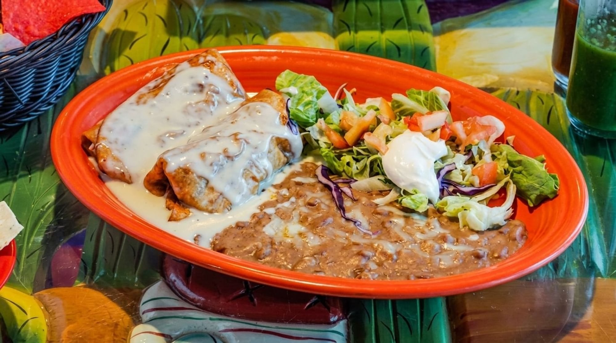 Shrimp Chimichangas
