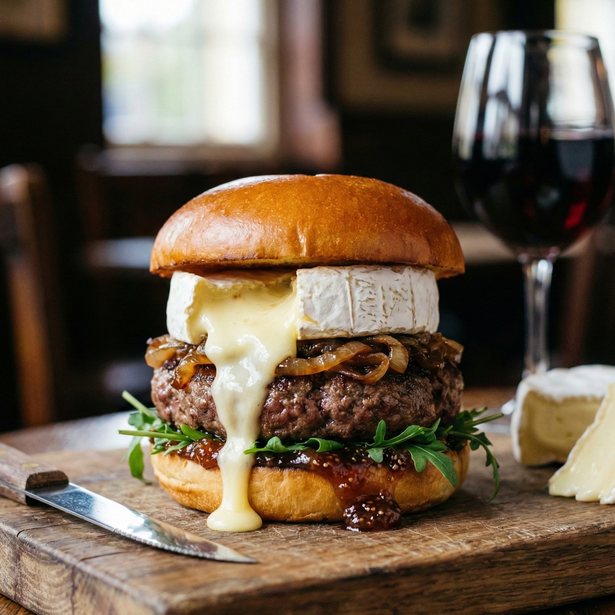 Camembert-ly Legal Burger