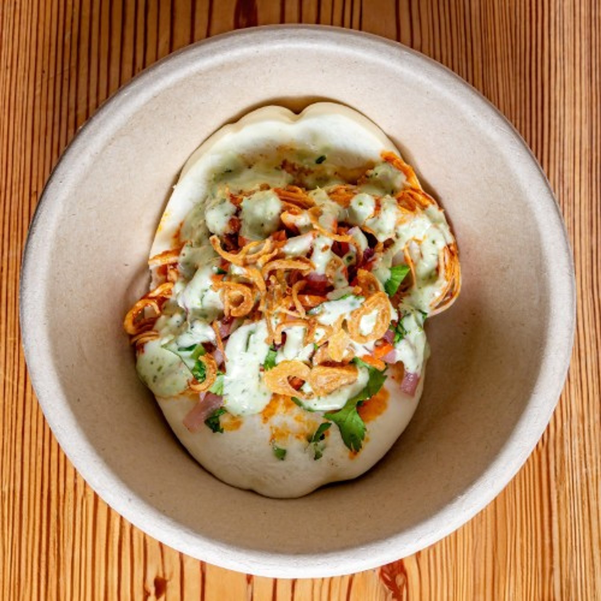 B2) Red Curry Chicken Bao