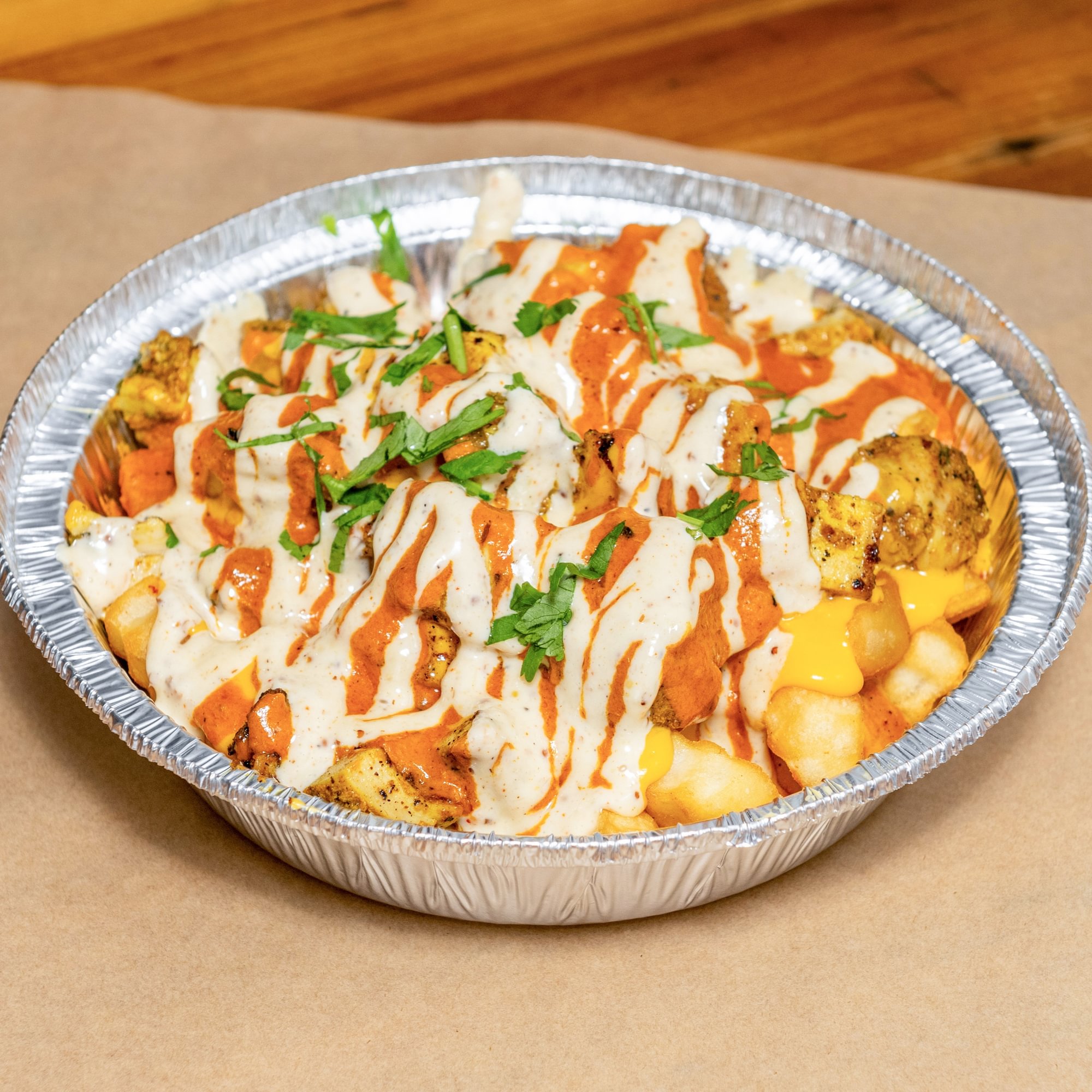 Loaded Fries with Chicken Tikka Masala