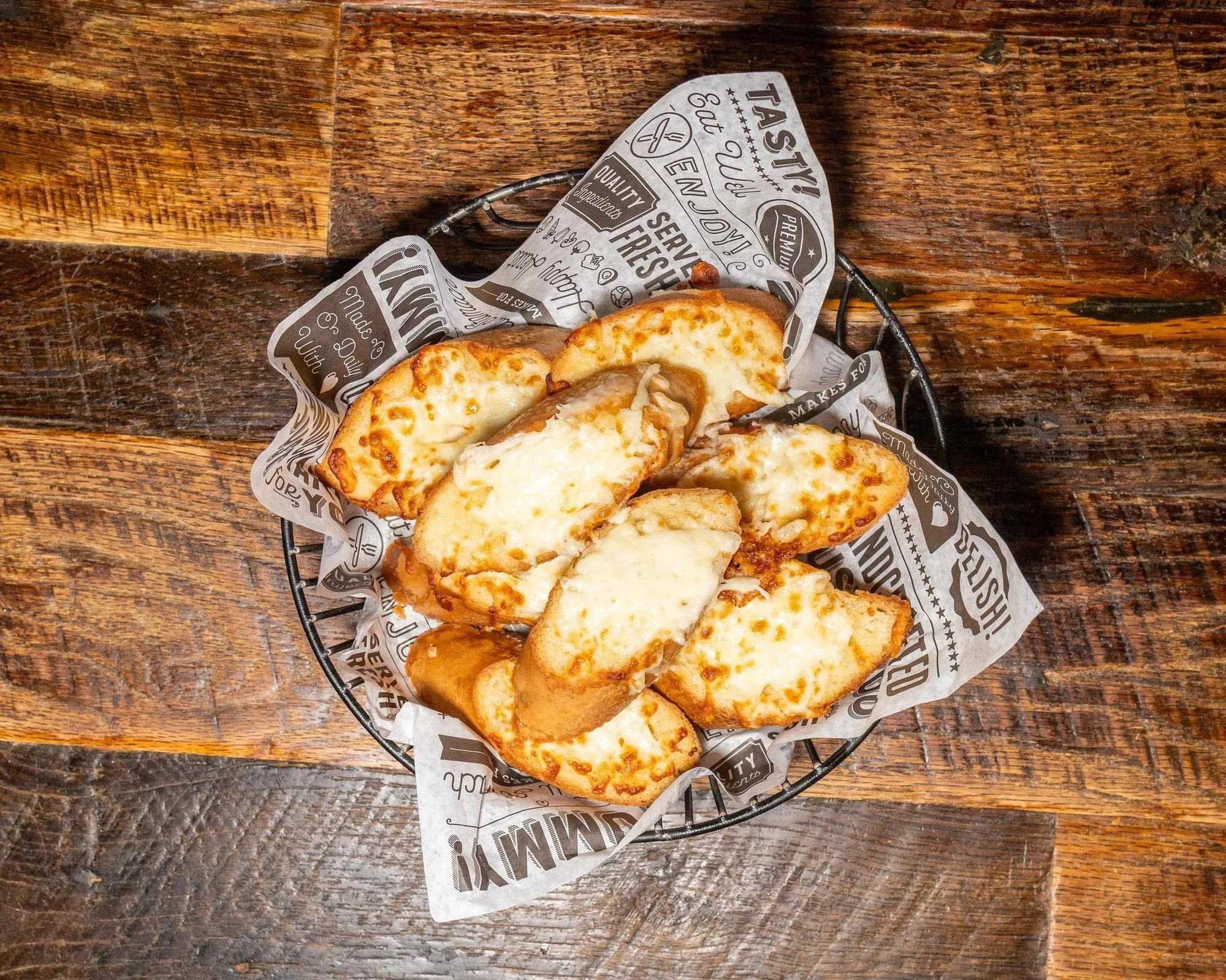 Basket Garlic Bread with Cheese (8)