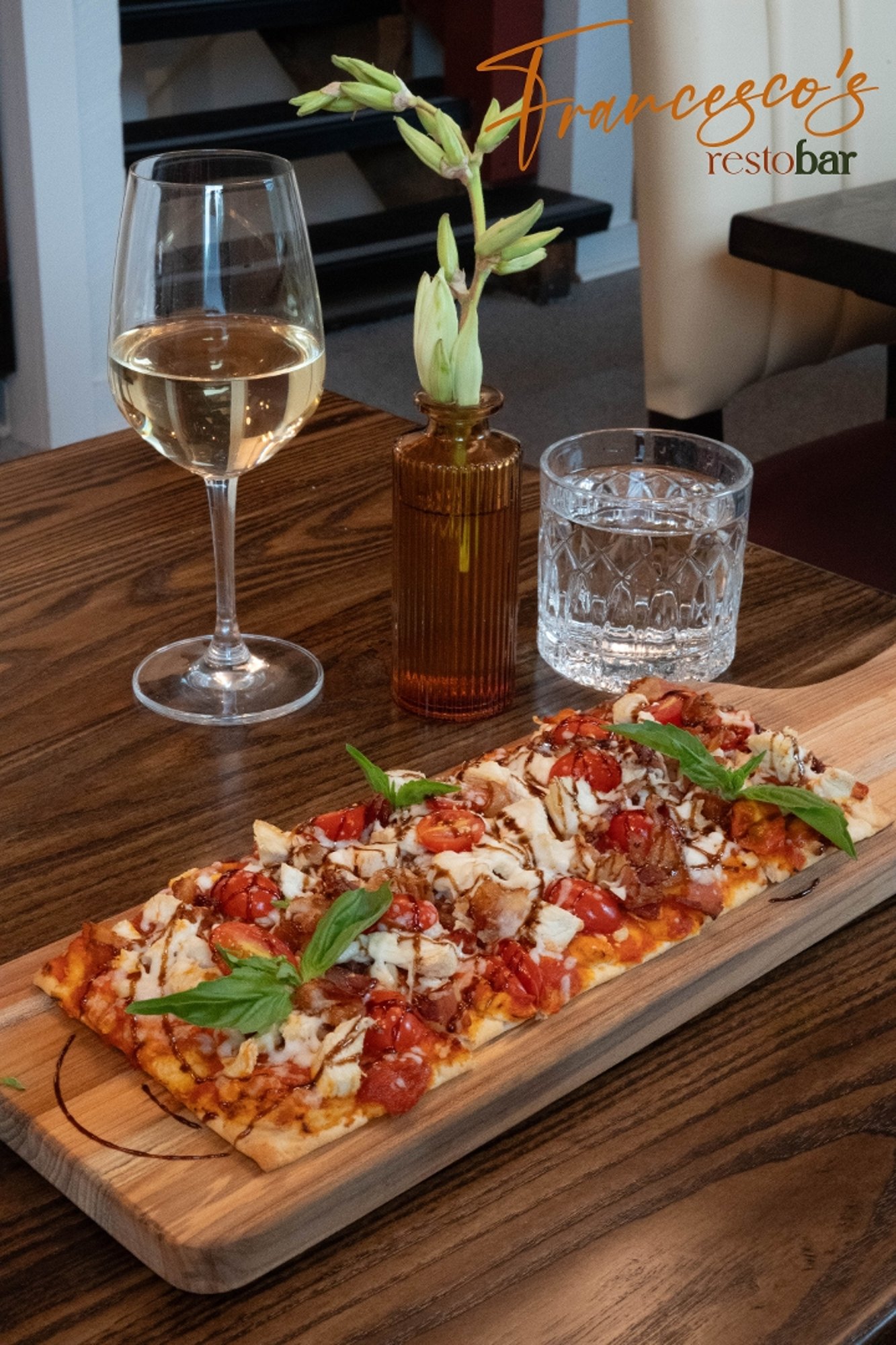 Chicken Caprese Flatbread