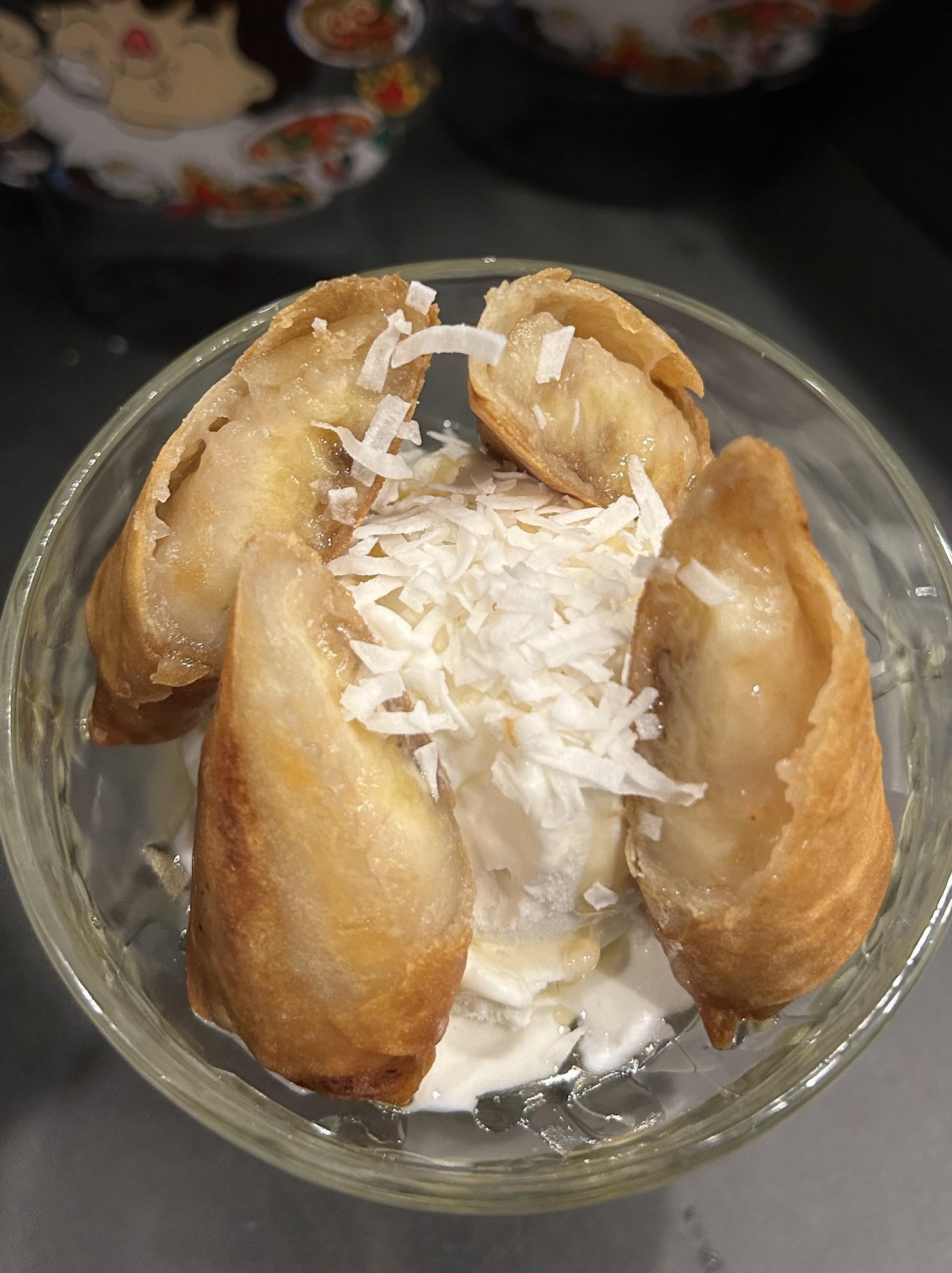 Fried Banana & Ice Cream
