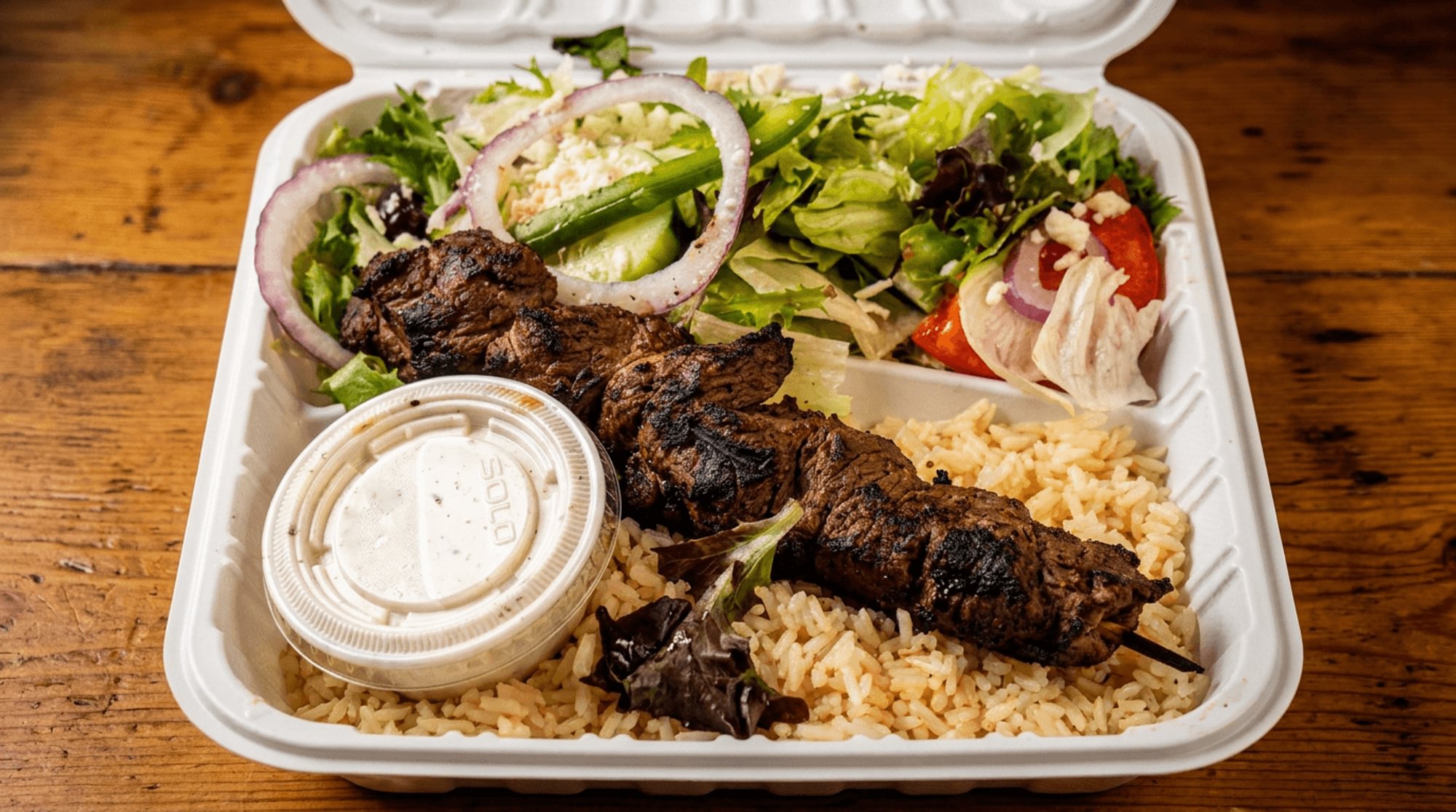 Beef Kabob Lunch