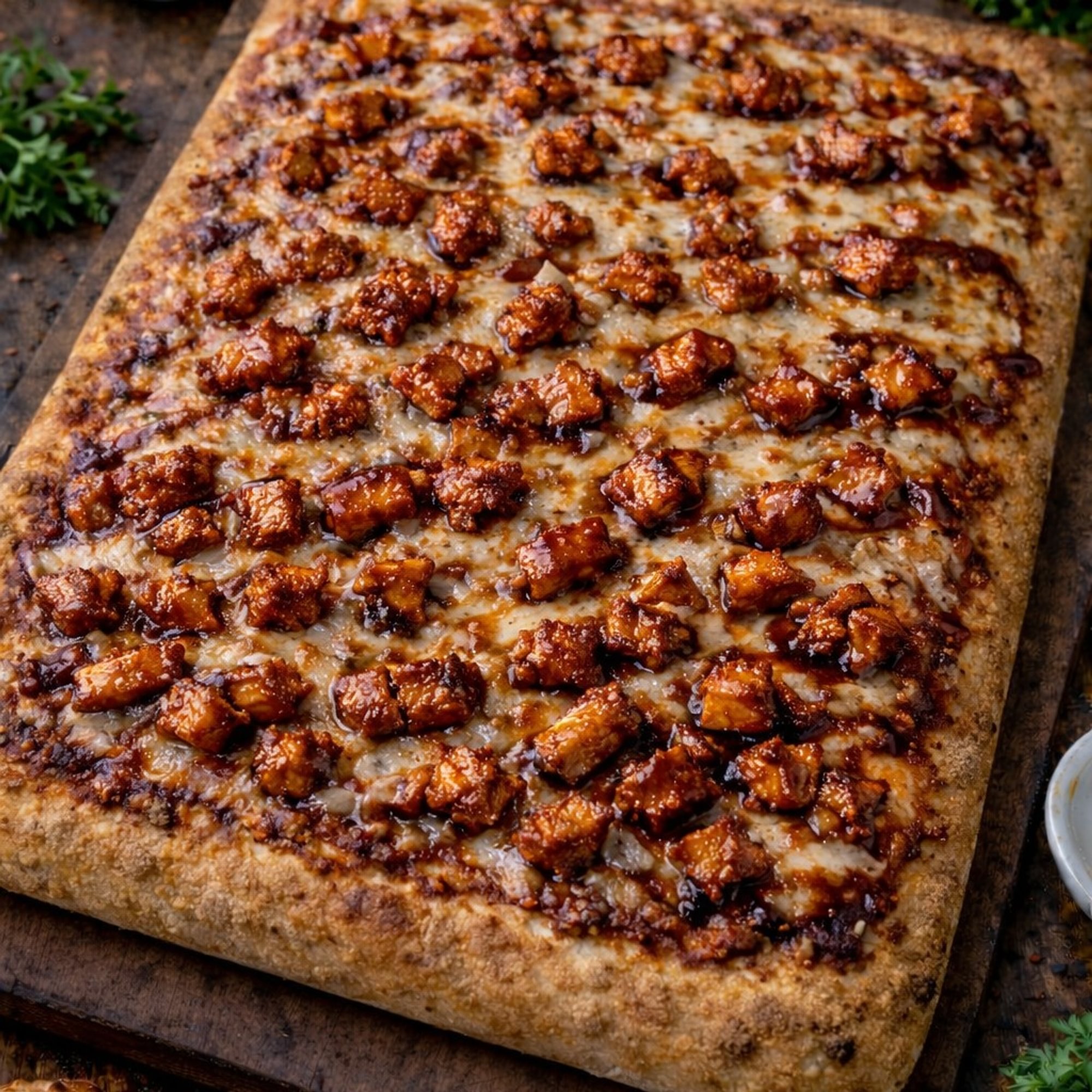 Sicilian BBQ Chicken Pizza
