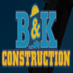 B &amp; K Construction Of LI Logo