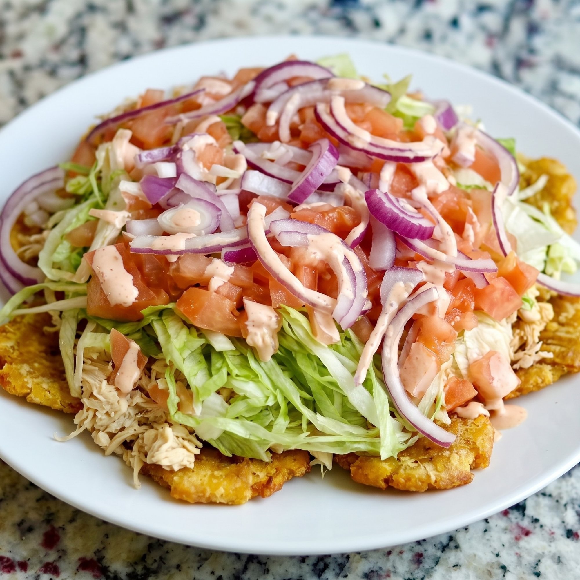 Chicken Tostones