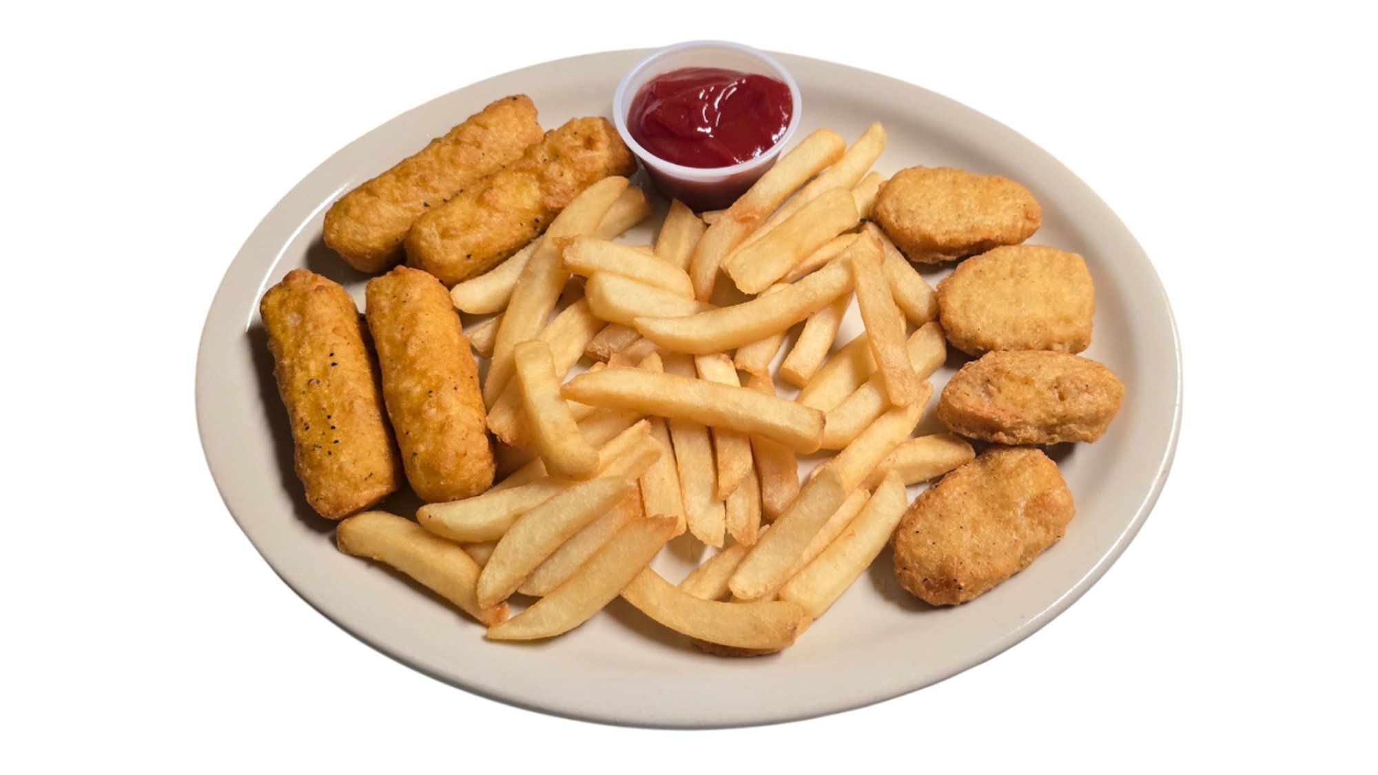 #2 Cheese Stick, Chicken Nuggets And French Fries