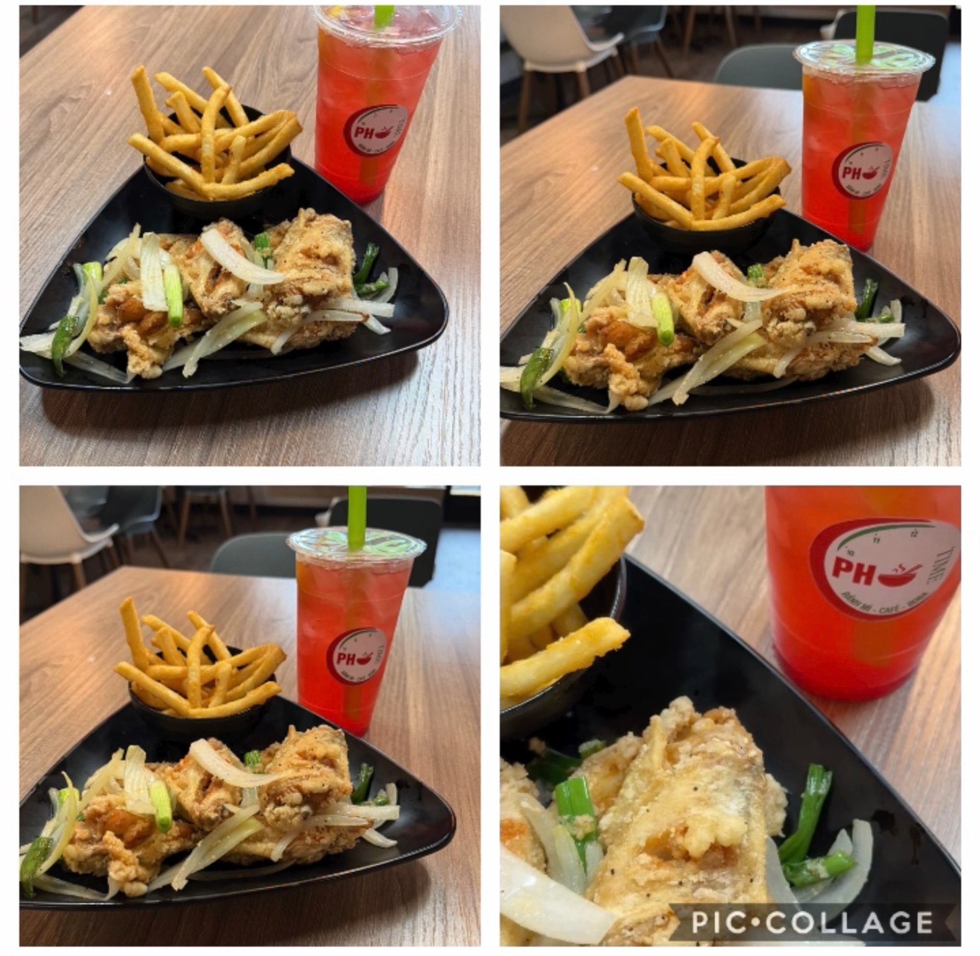 CB4. CK Wings + Refesher + Crispy Fry Combo
