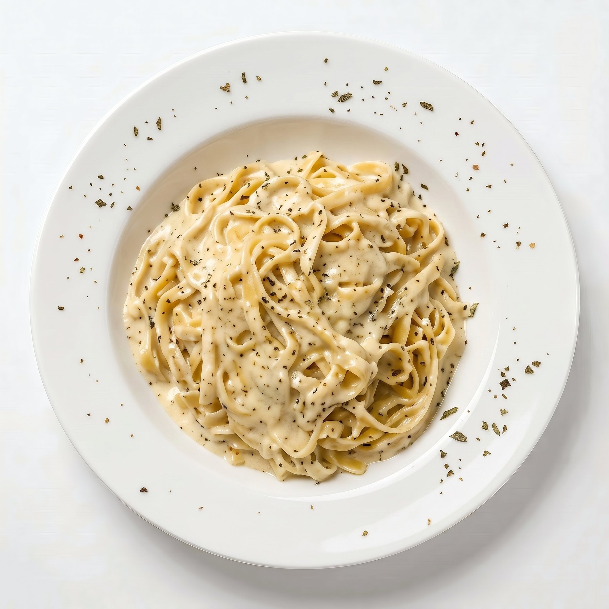 Classic Fettuccine Alfredo Lunch