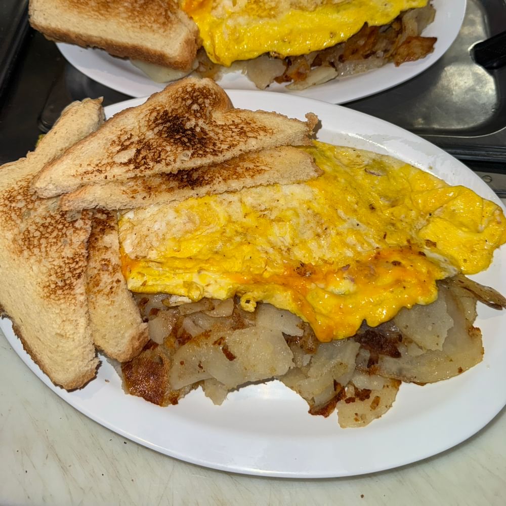 Philly Cheesesteak Omelette