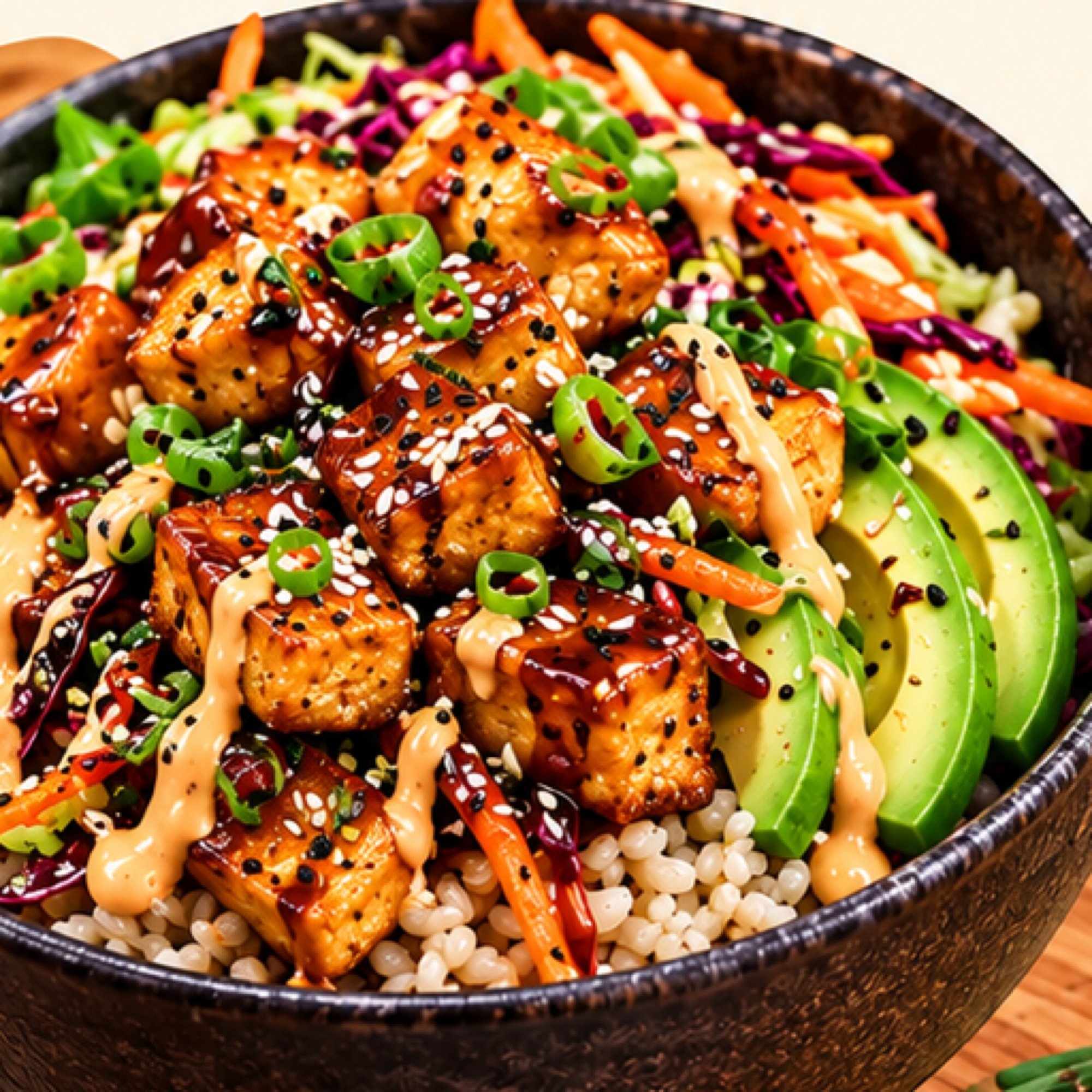 Golden Tofu Bowl