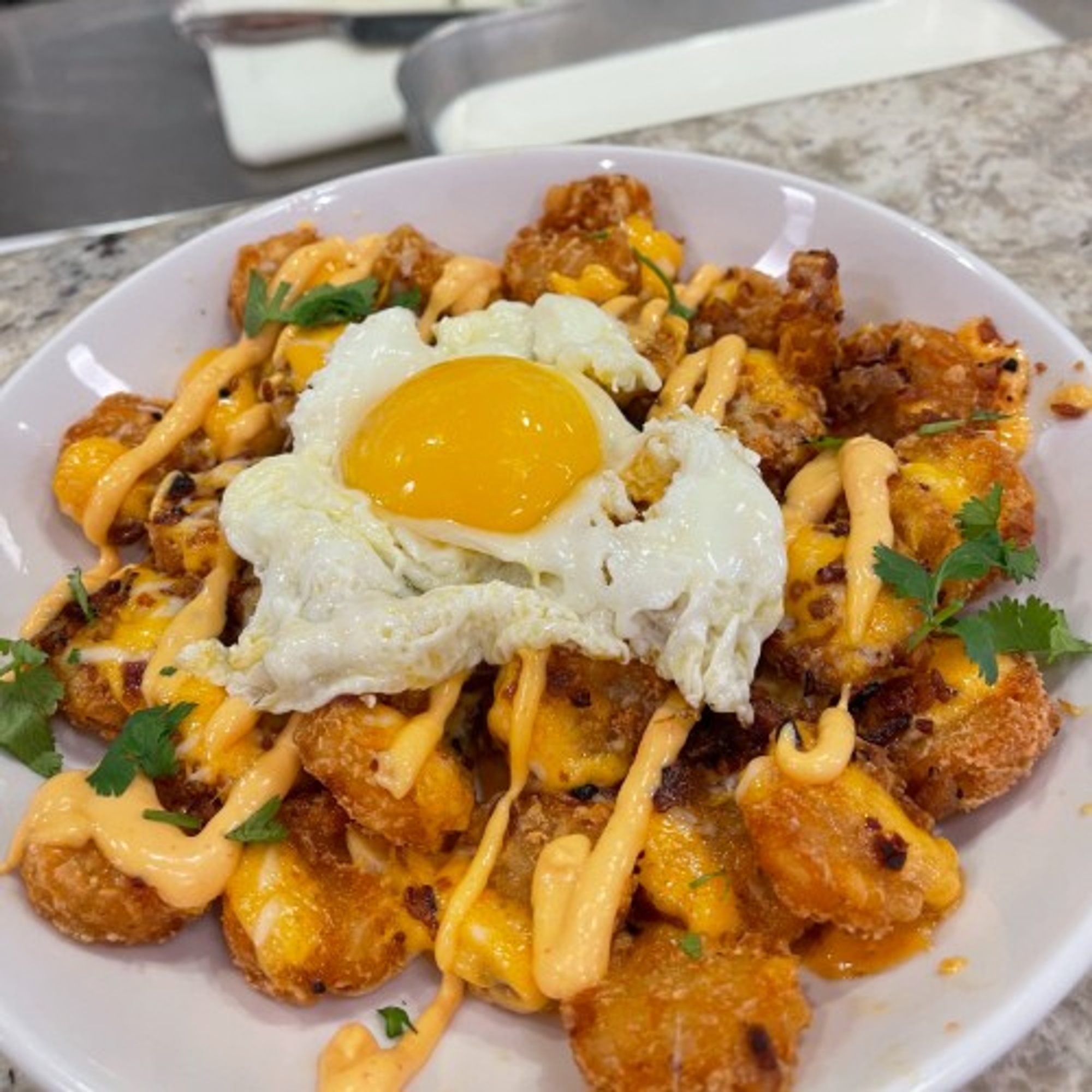 Loaded Bacon Cheddar Tots