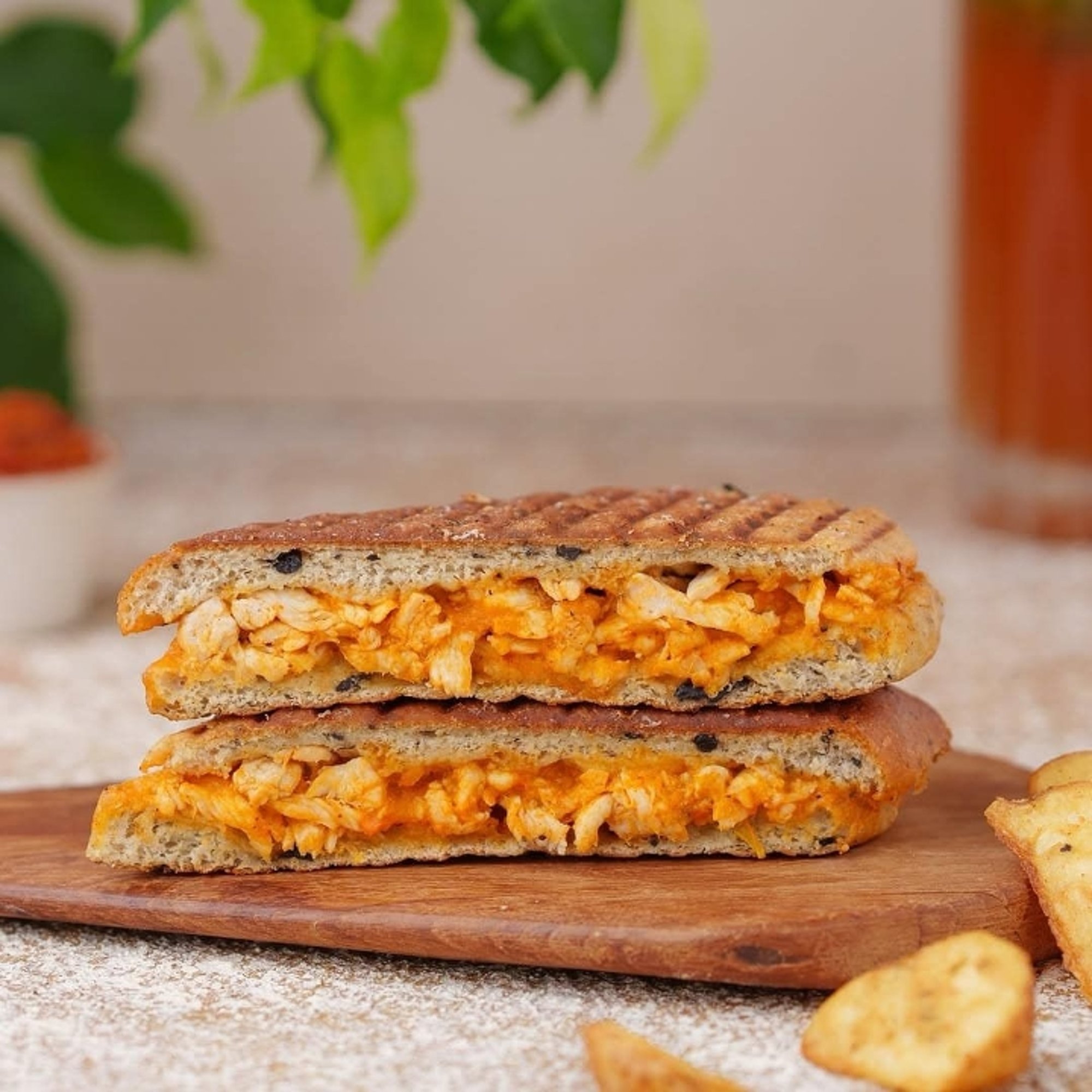 CHICKEN CHEESE GRILLED SANDWICH
