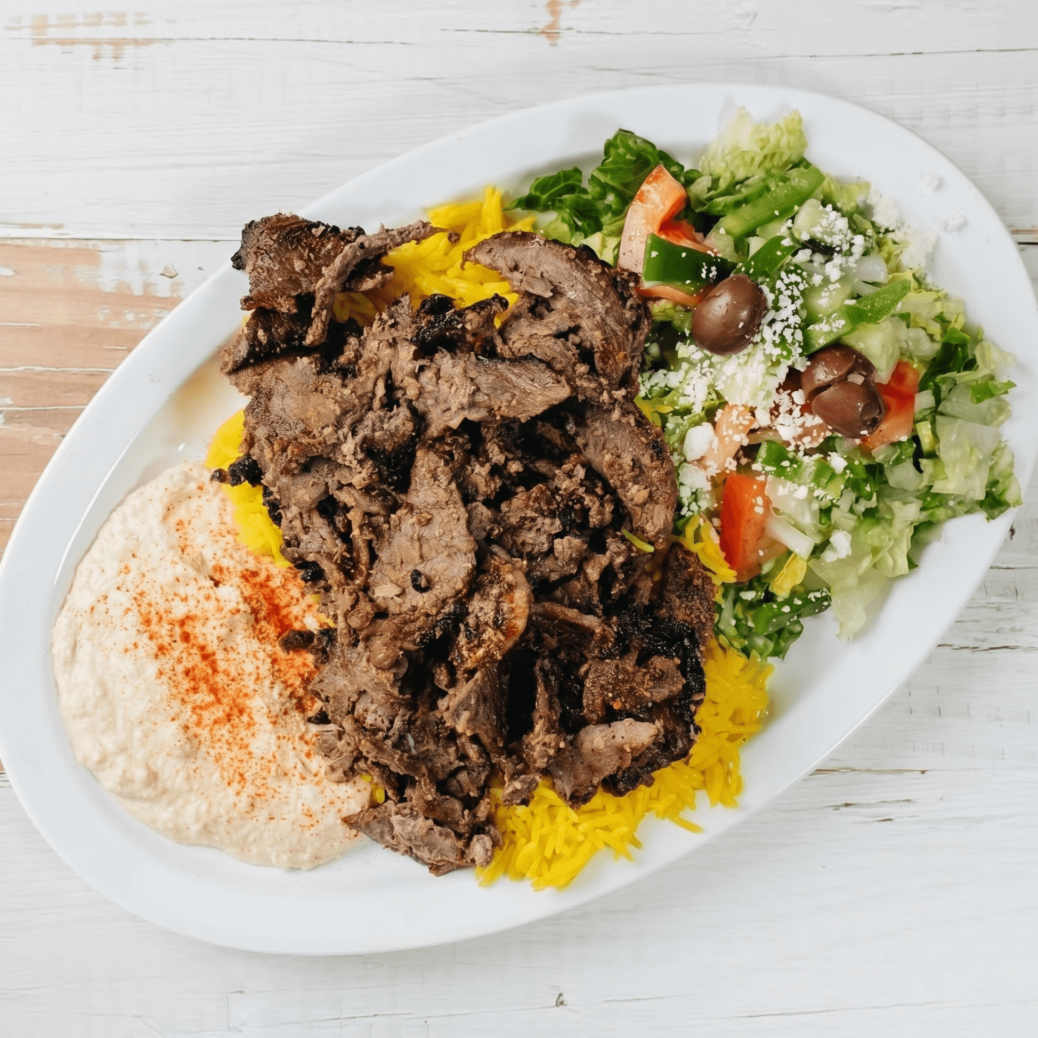 #2 Meat Shawarma Plate