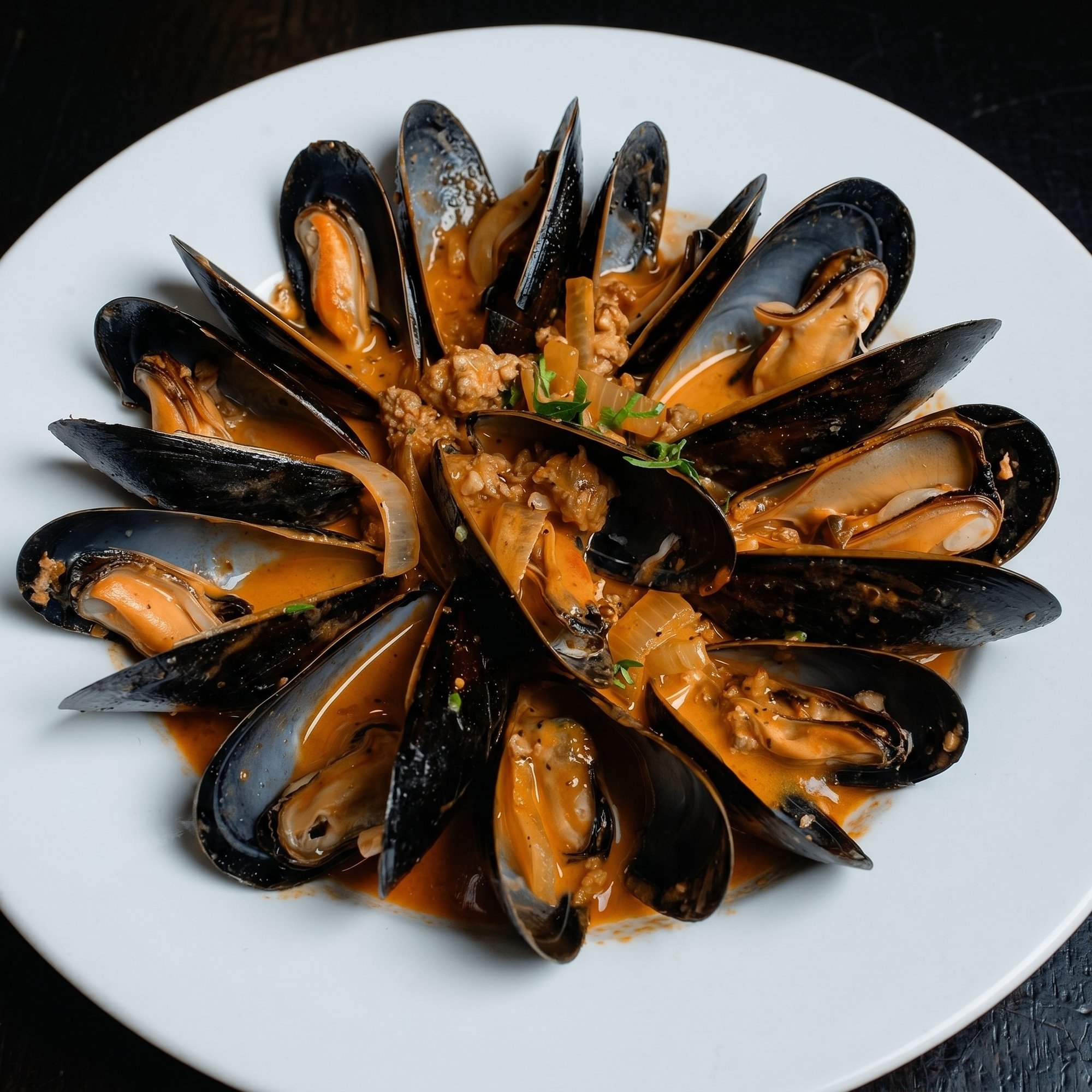 Mussels with Chorizo
