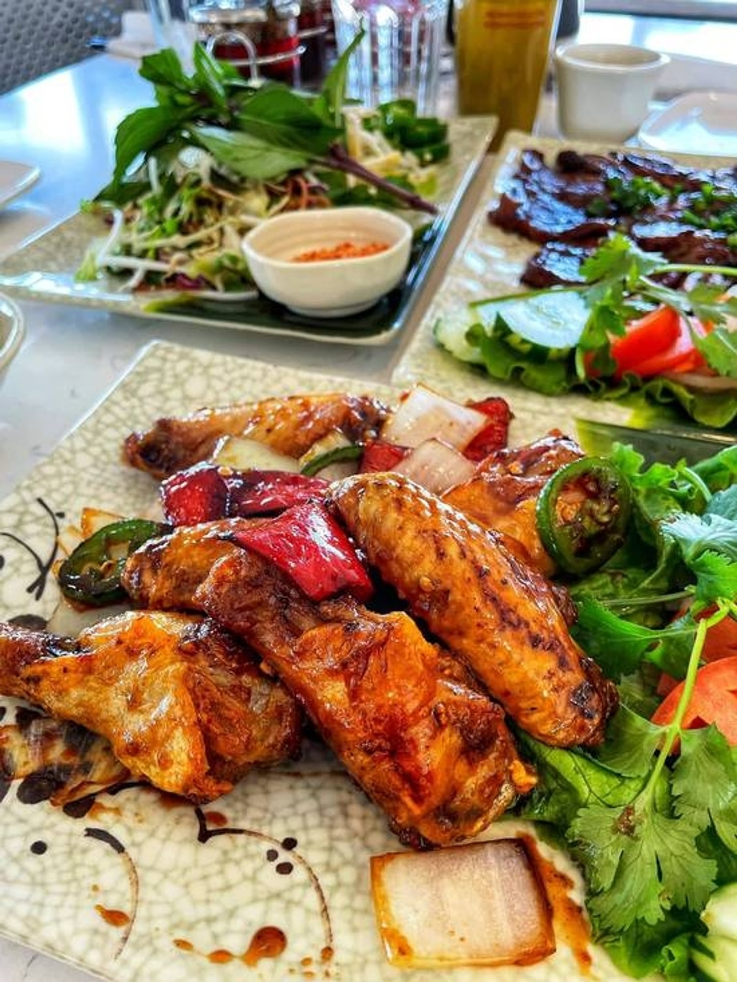 A16. Jalapeño Buttered Chicken Wings (6) - Cánh Gà Nước Mắm