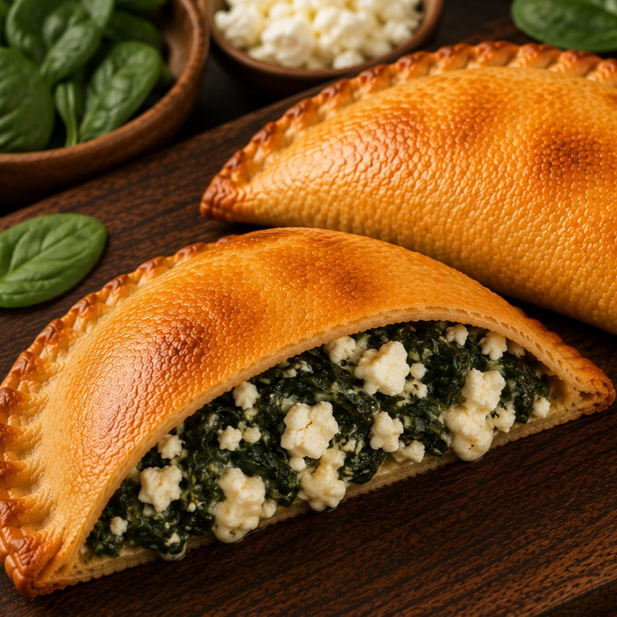 Spinach Feta Empanada
