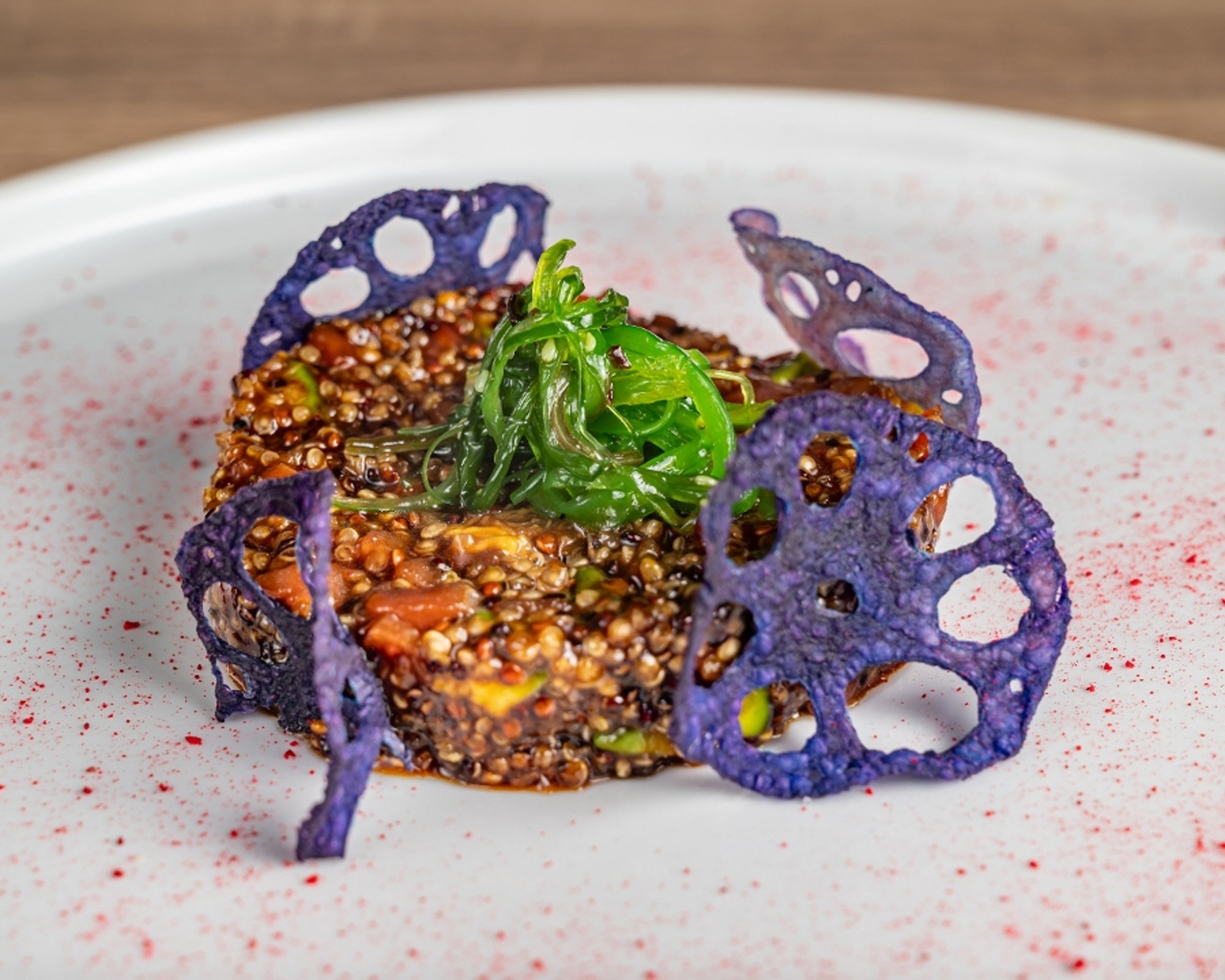 Quinoa Tuna Tartar Dip (catering)