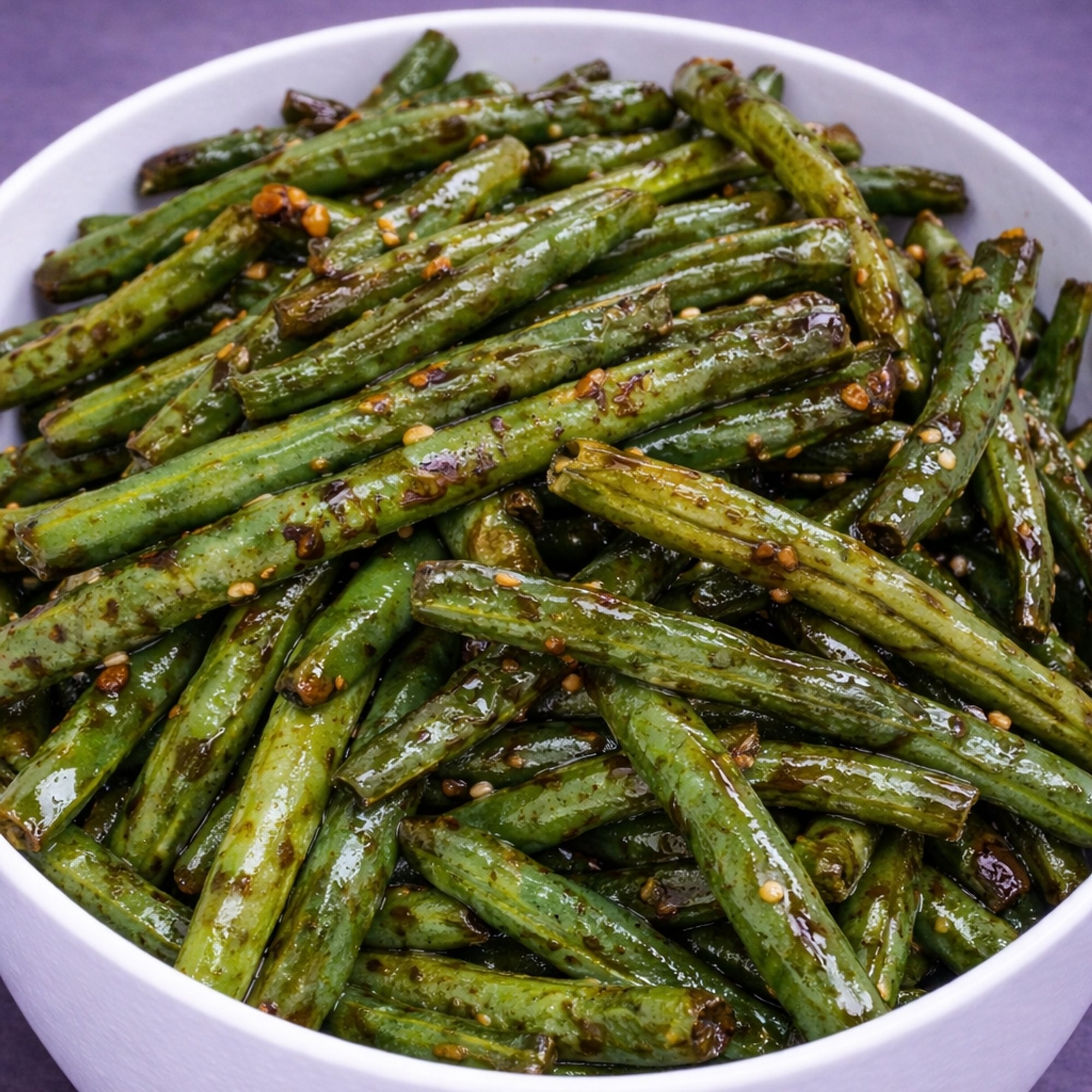 Green Bean Soy Sauce Glaze