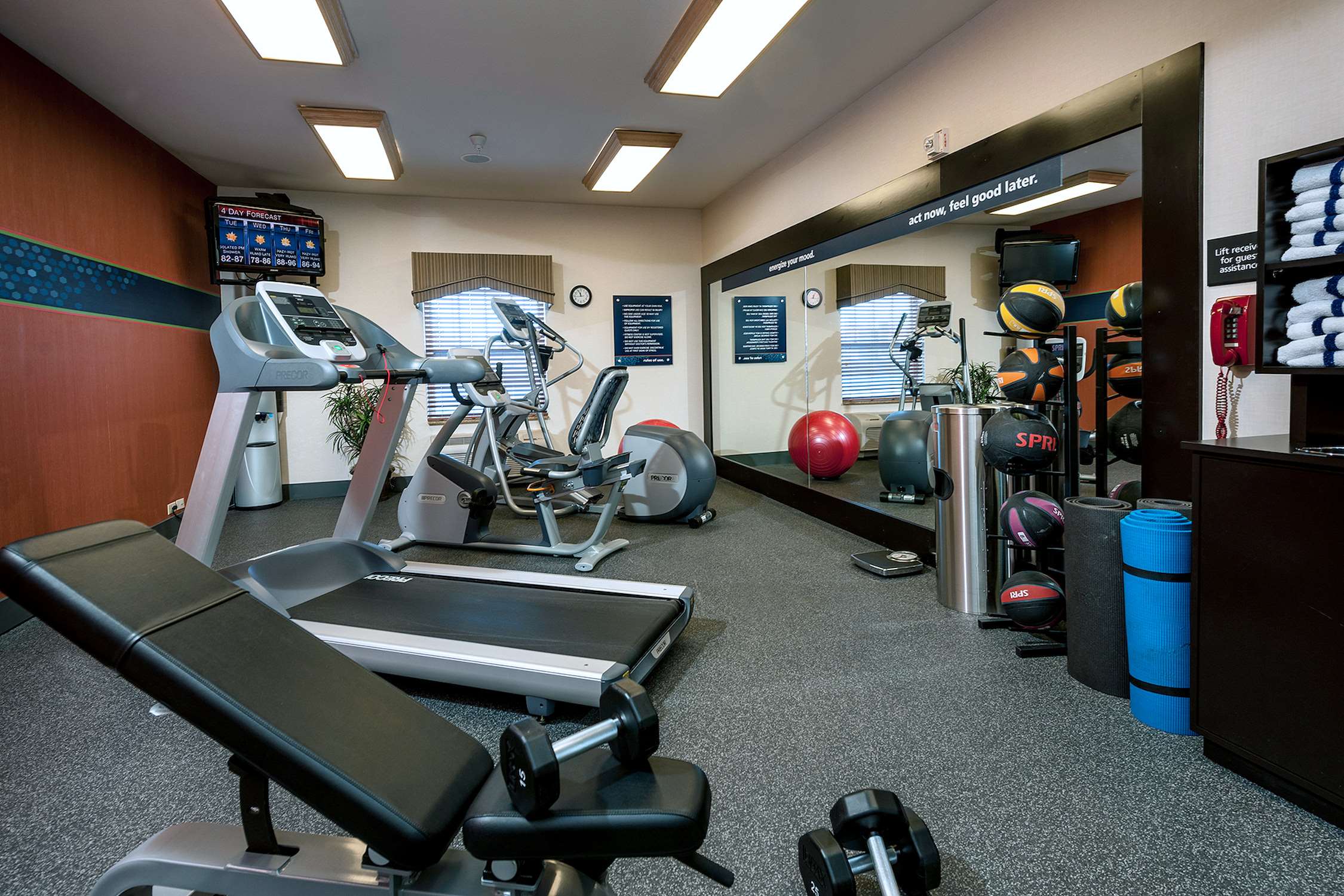 Health club  fitness center  gym