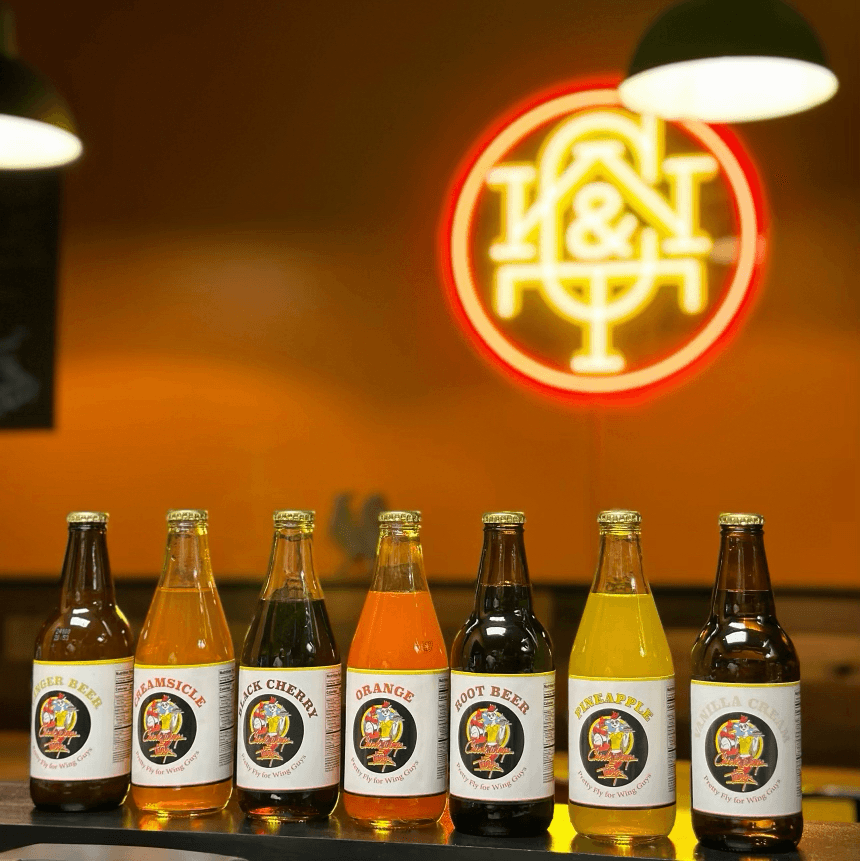 Chick Wings Bottle Soda