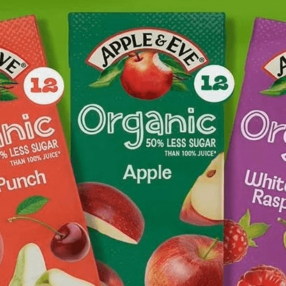 Apple & Eve Organic Reduced Sugar Juices