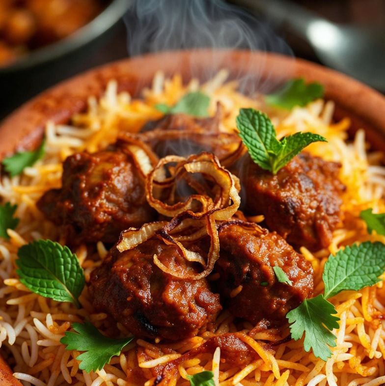 Hyderabadi Mutton Dum Biryani