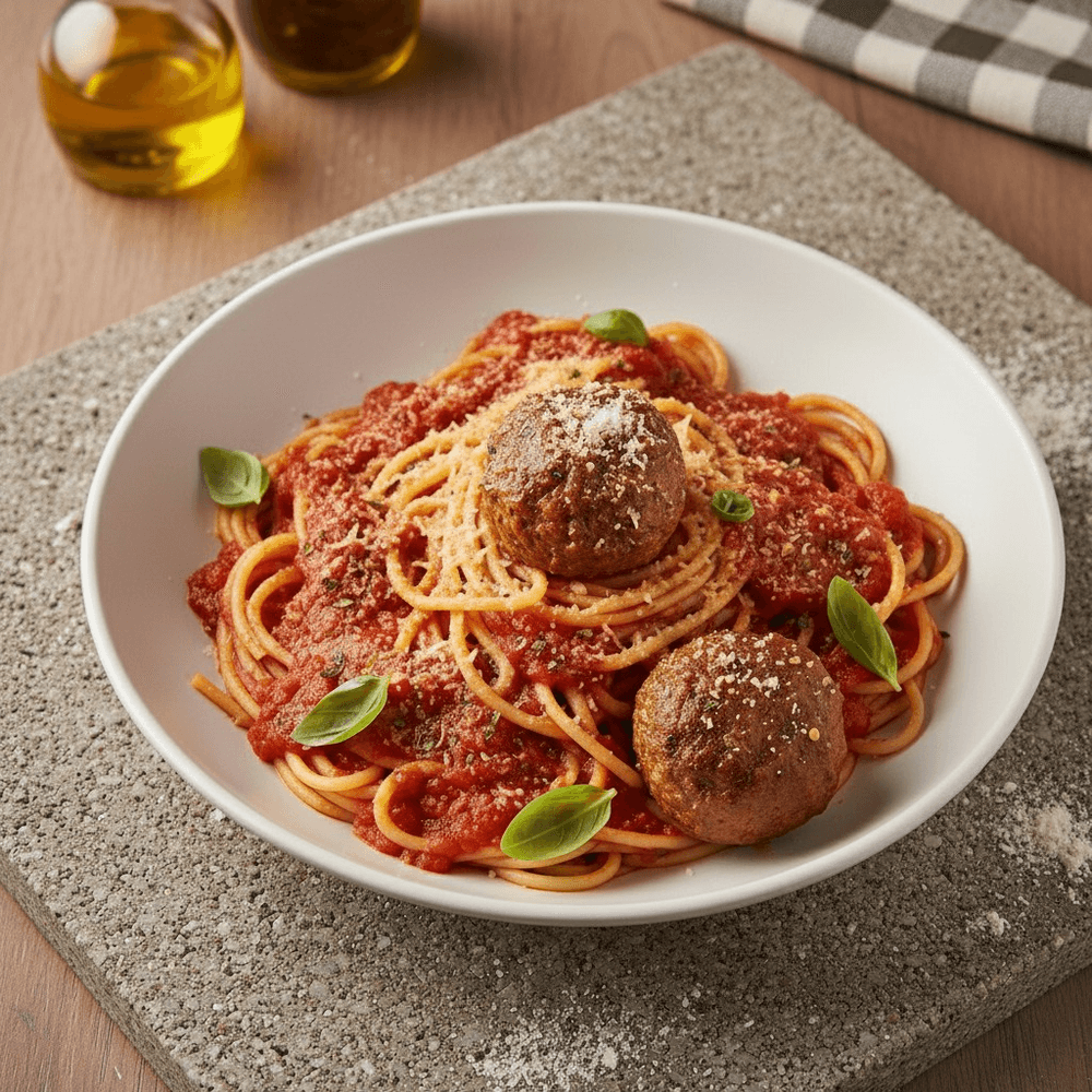 Spaghetti with Meatball