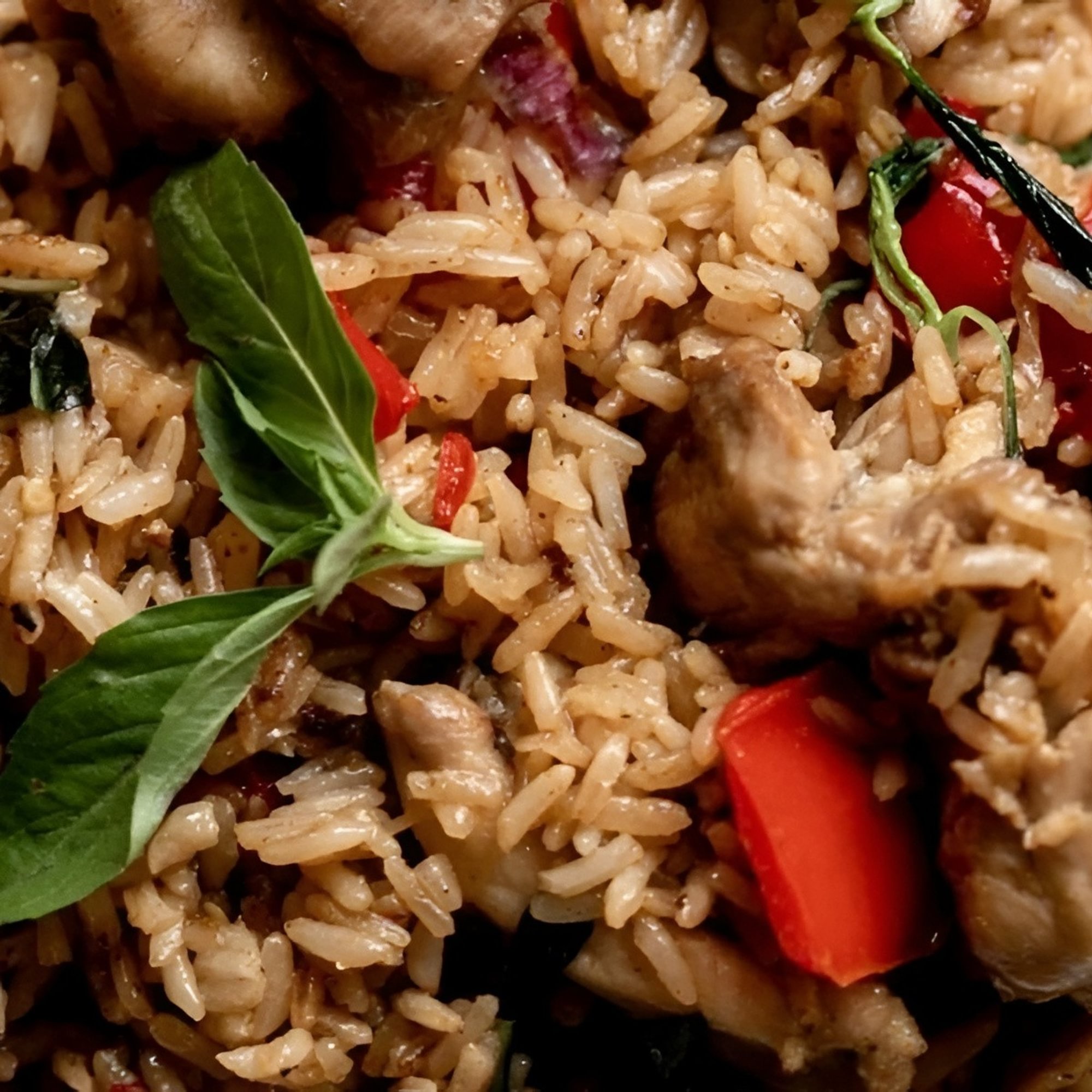 Spicy Basil Fried Rice