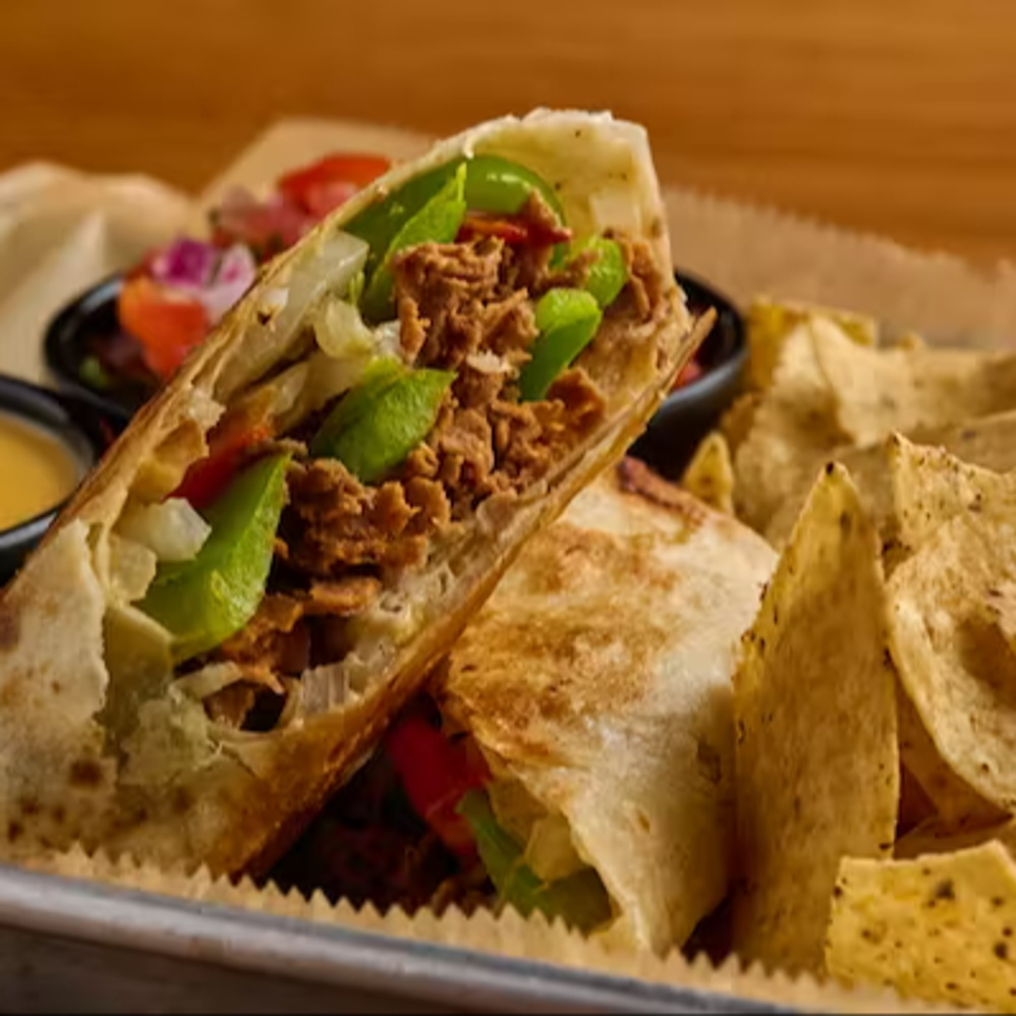 Steak & Queso Wrap