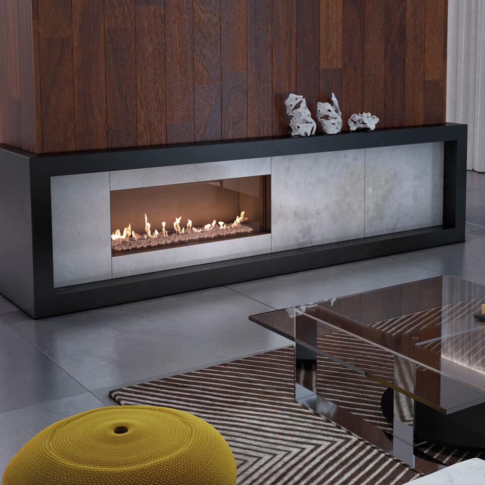 LEO 100 Gas fireplace for