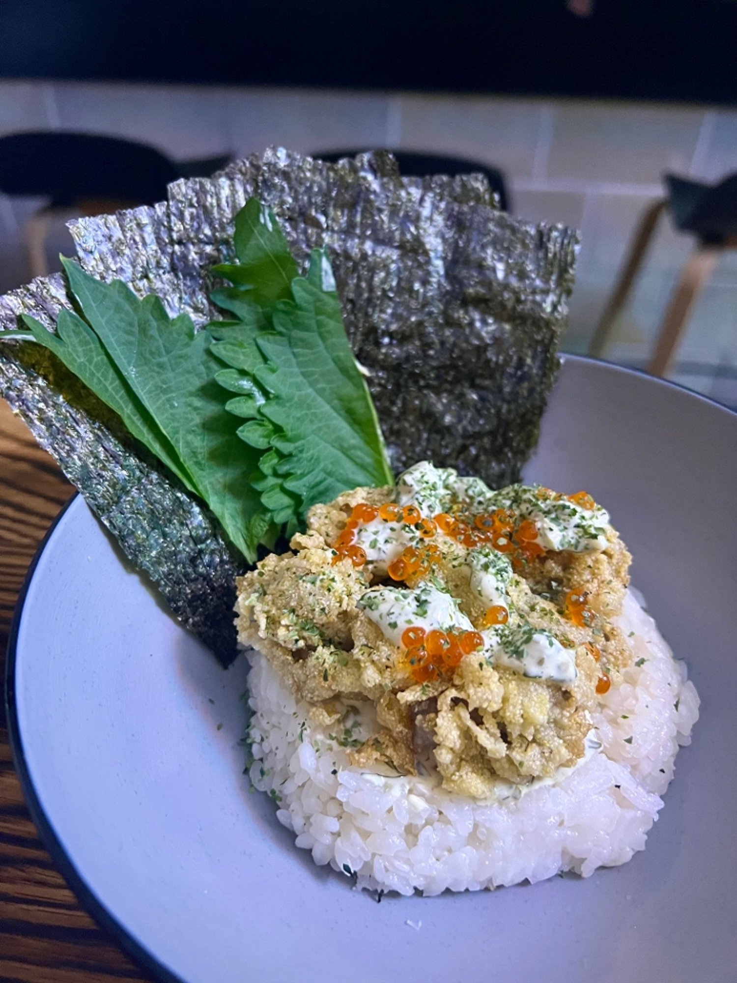 Fried Oyster Temaki