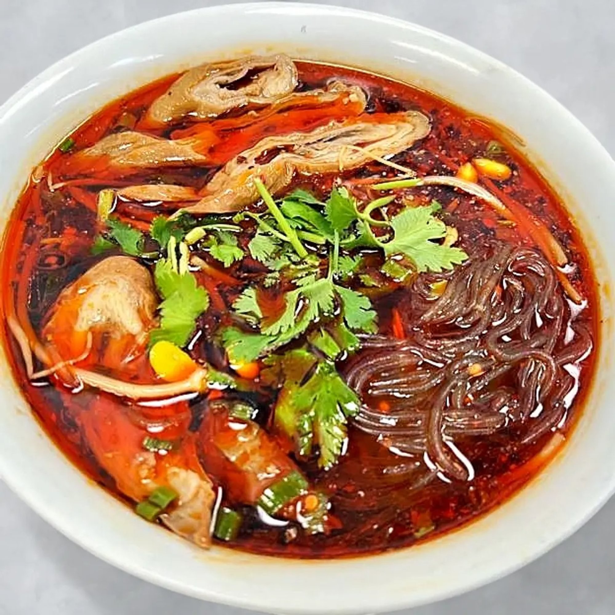 Clear Noodles with Pork Intestines 肥肠粉