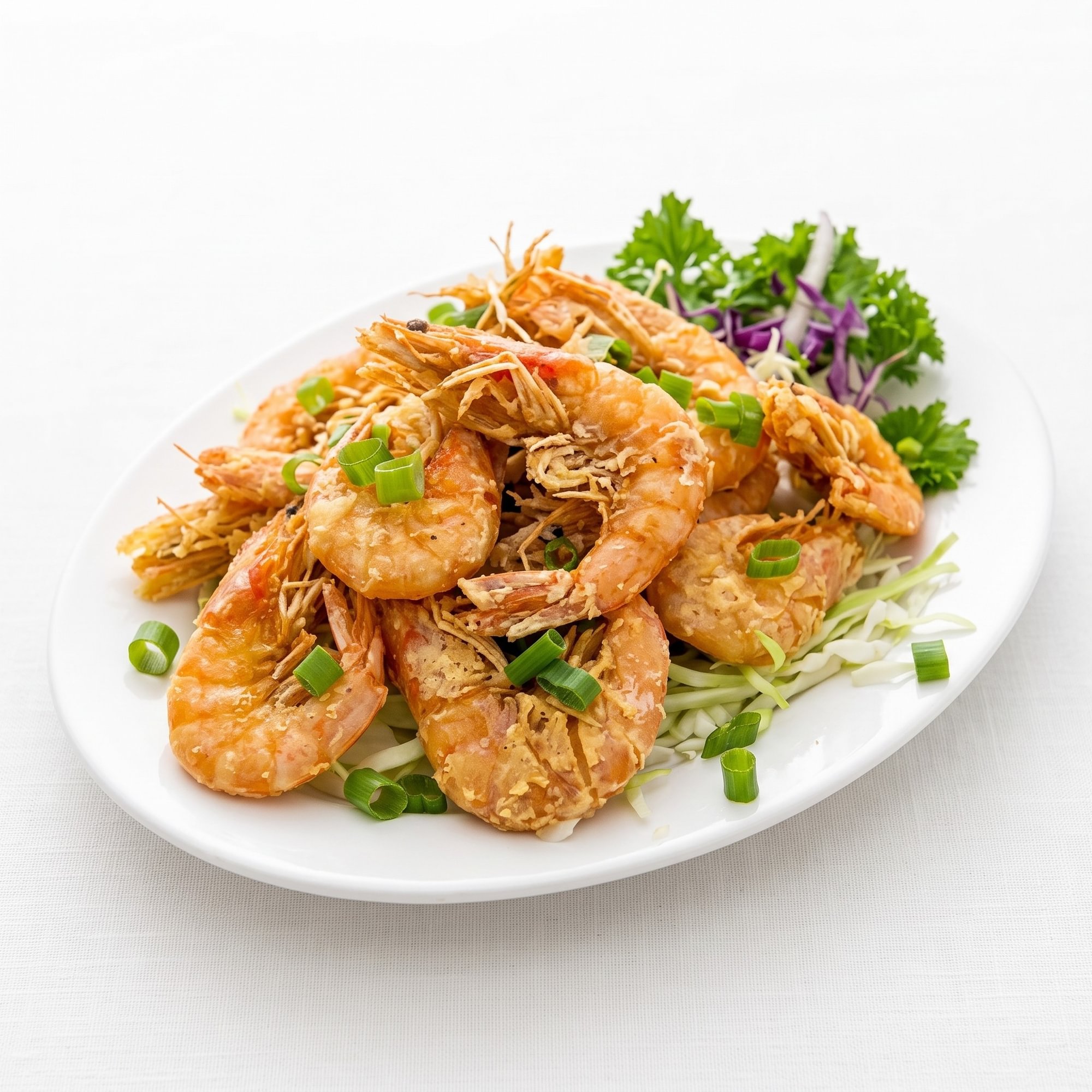 Crispy & Salted Prawns Head-On